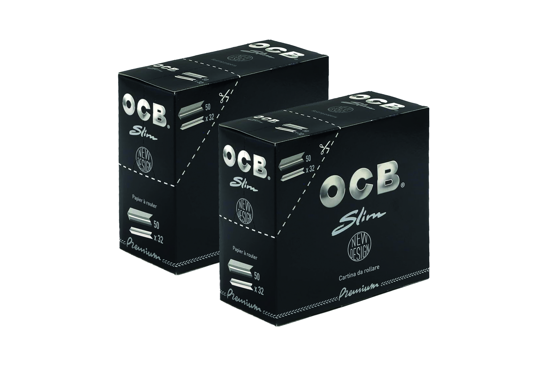 (Bild für) OCB Premium Slim Filterpapier 32 Blatt 50