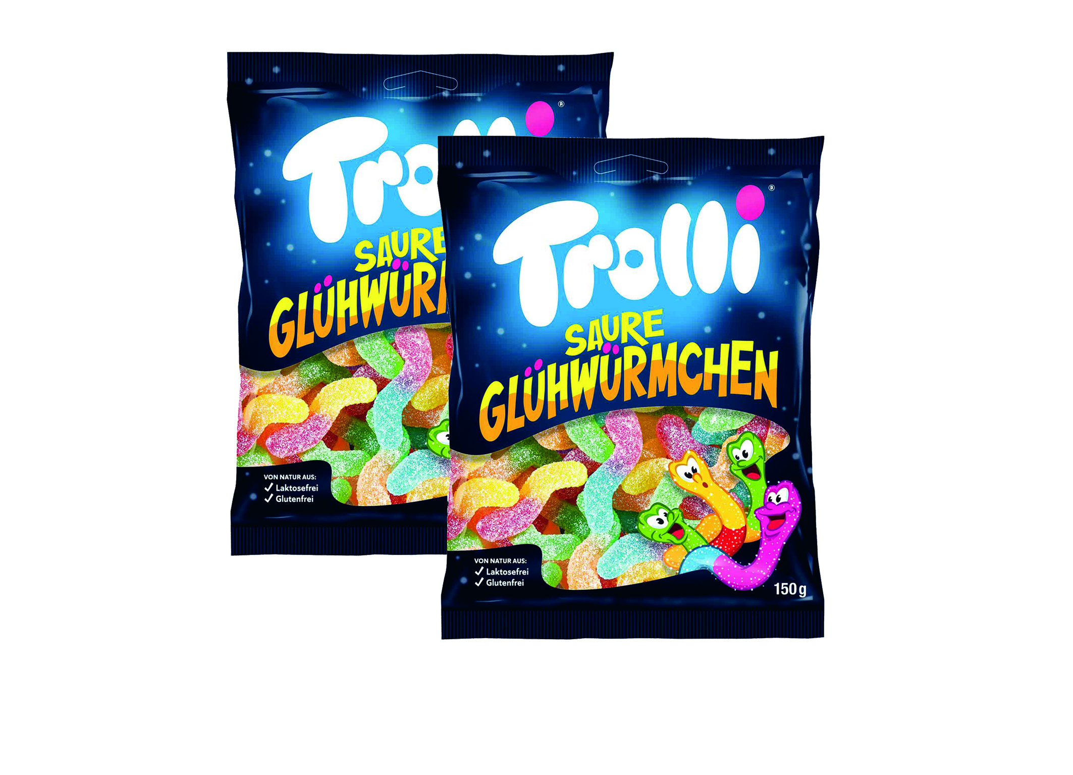 (Bild für) Trolli Saure Glühwürmchen 150g 24