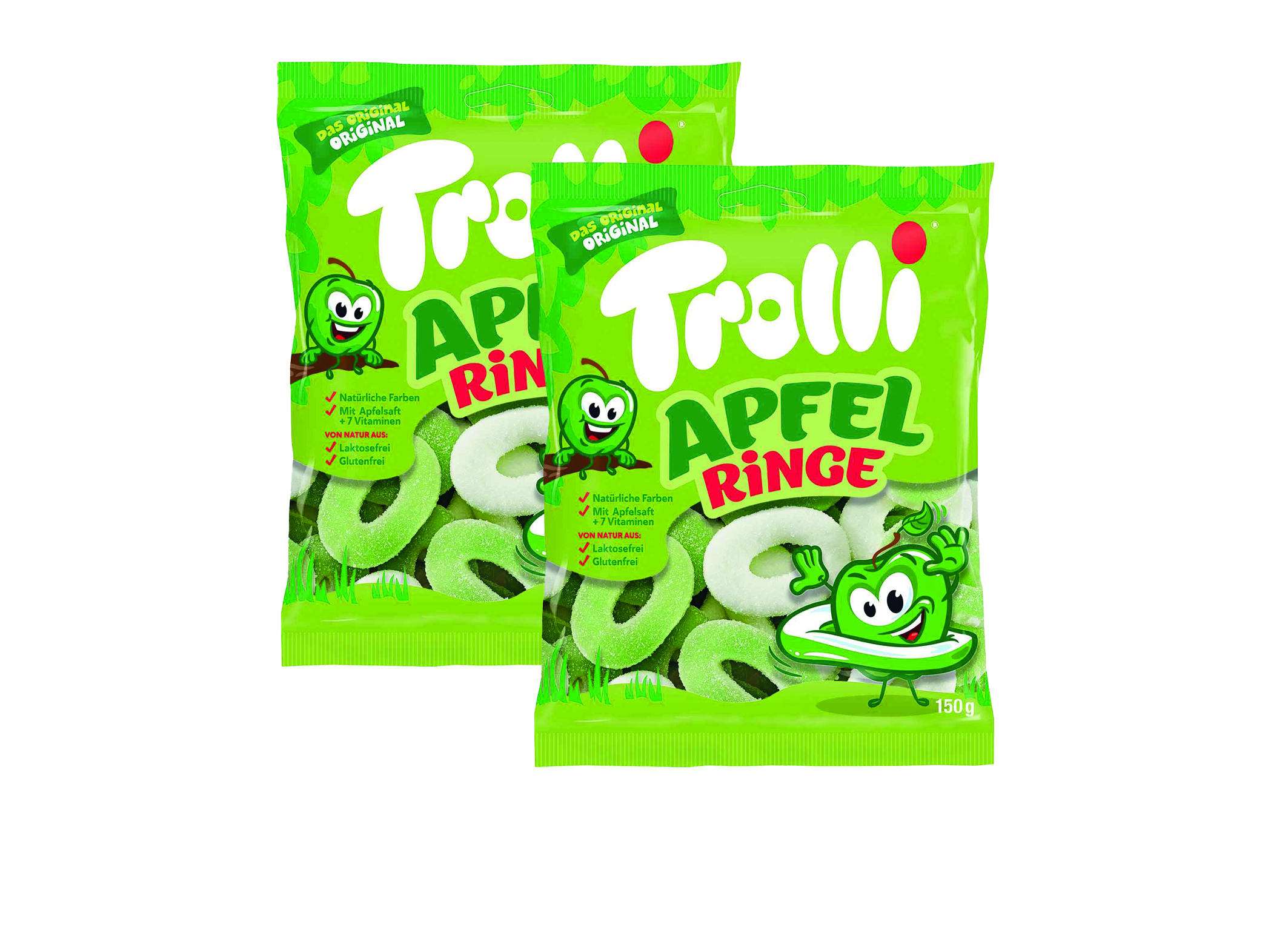 (Bild für) Trolli Saure Apfelringe 150g 21