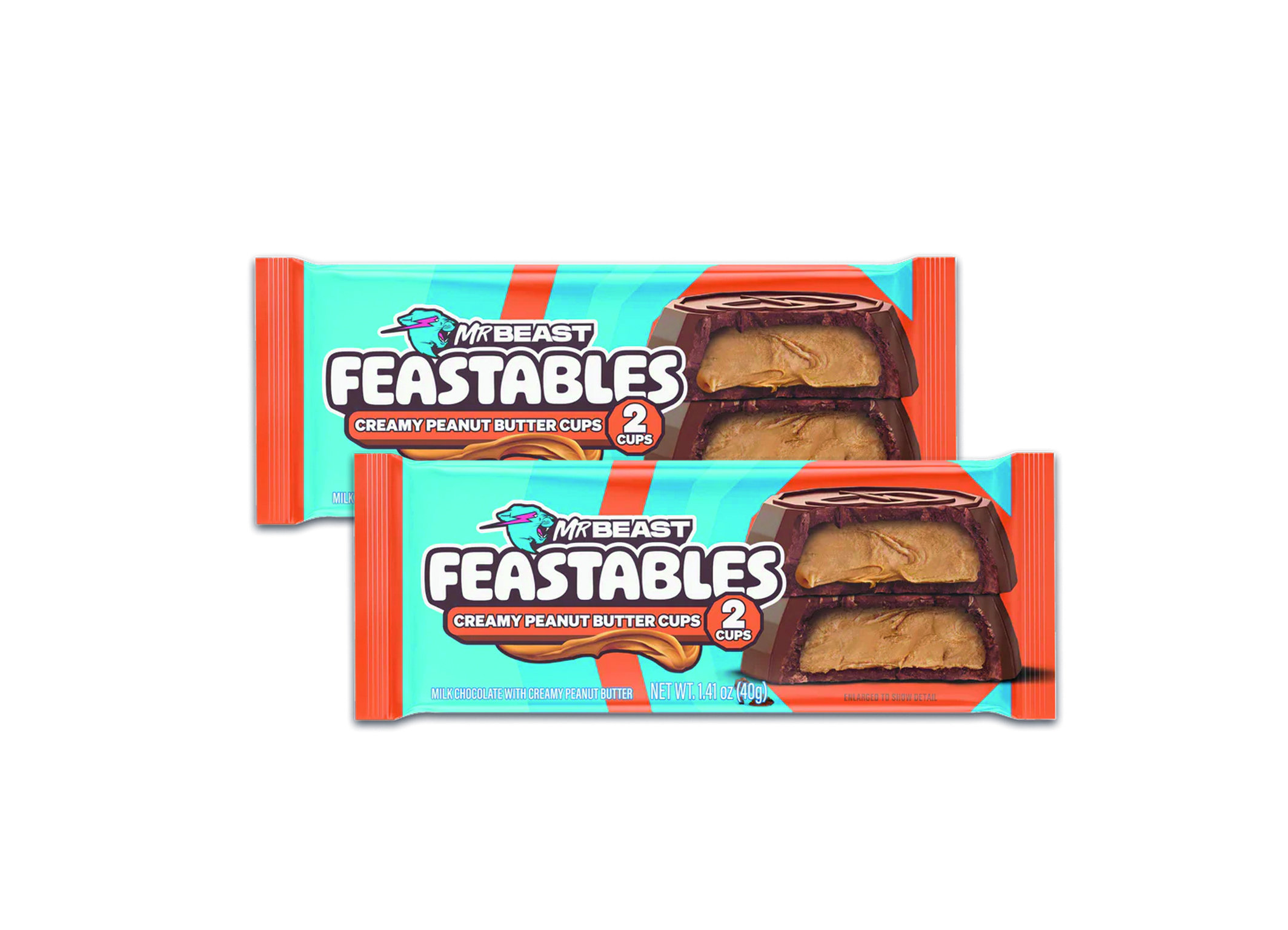 (Bild für) Feastables Mr.Beast Creamy Peanut Butter Cups 40g 24