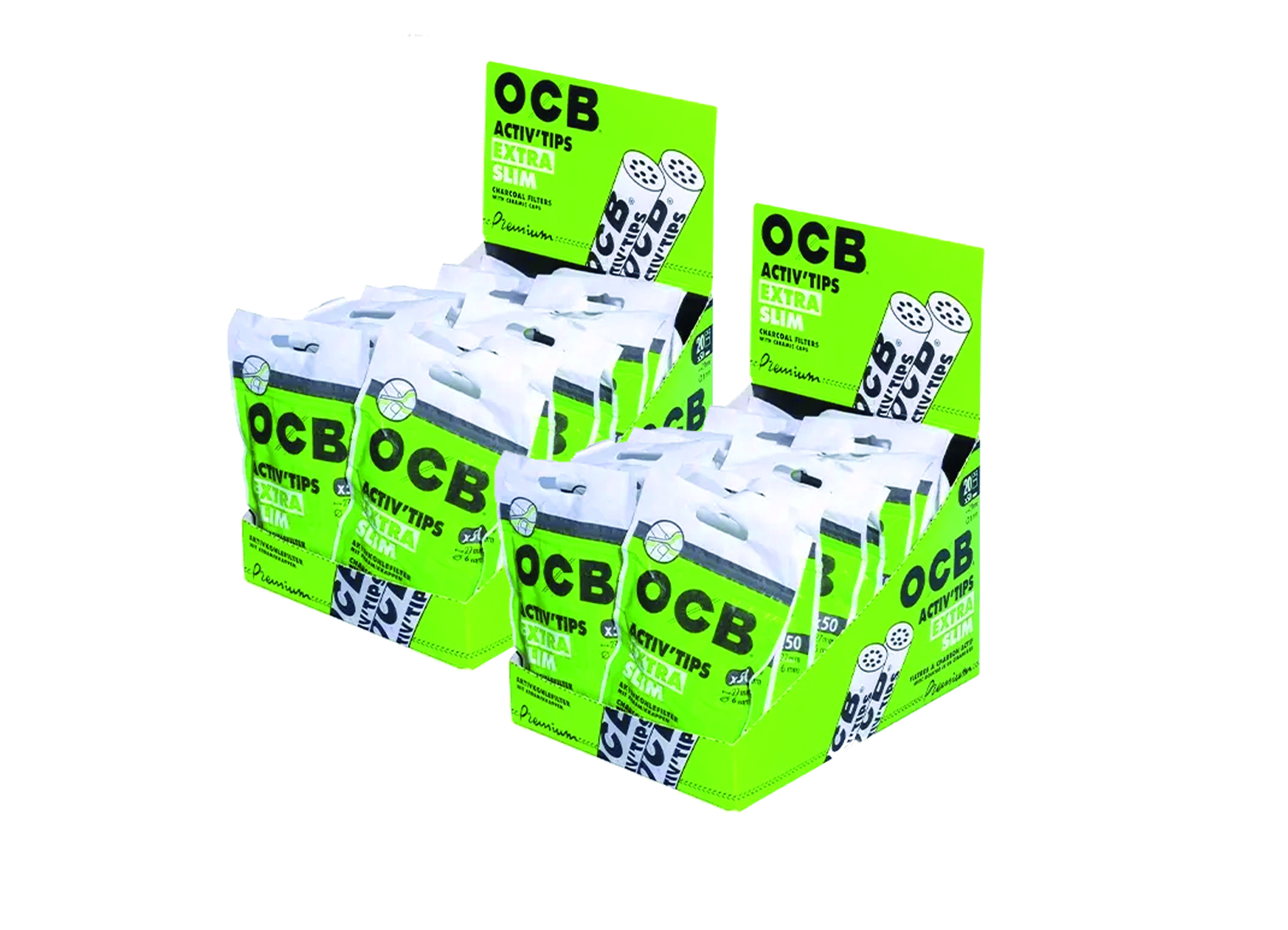 (Bild für) OCB Activ Tips Exta Slim 50 Stück 20