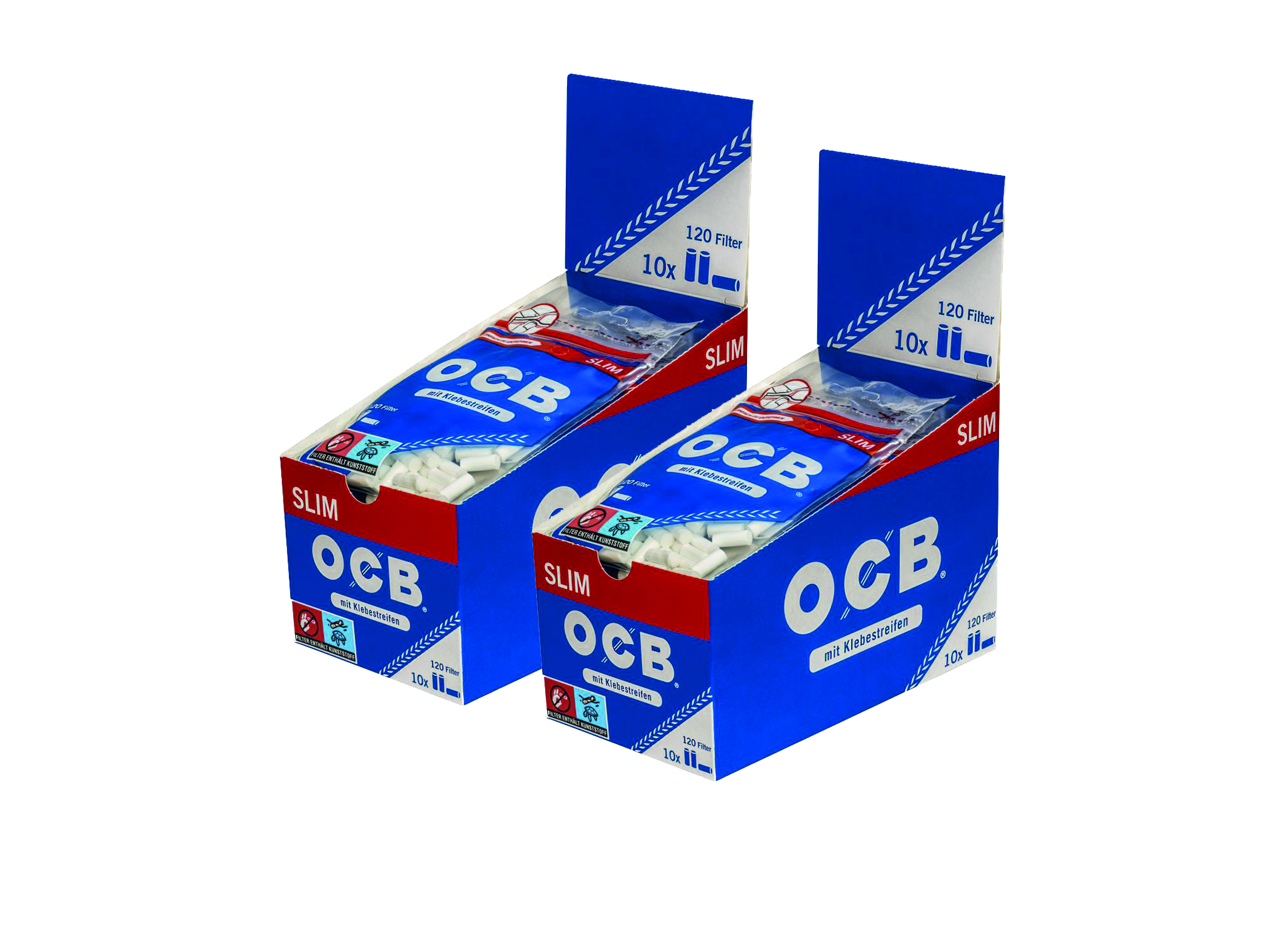 (Bild für) OCB Slim Filter 6mm 120 Stück 10