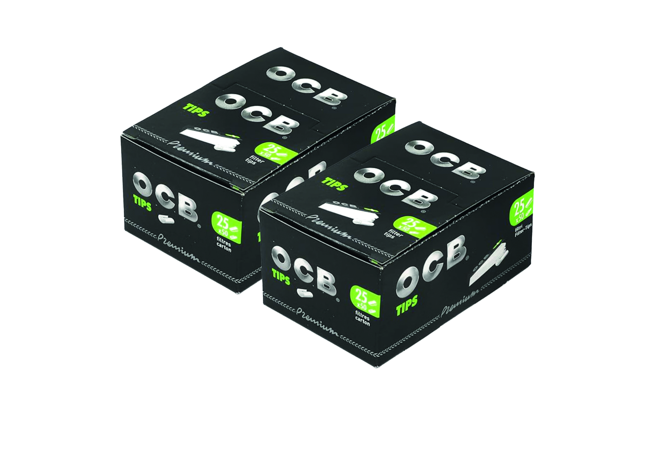 (Bild für) OCB Filter Tips weiss 50 Stück 25