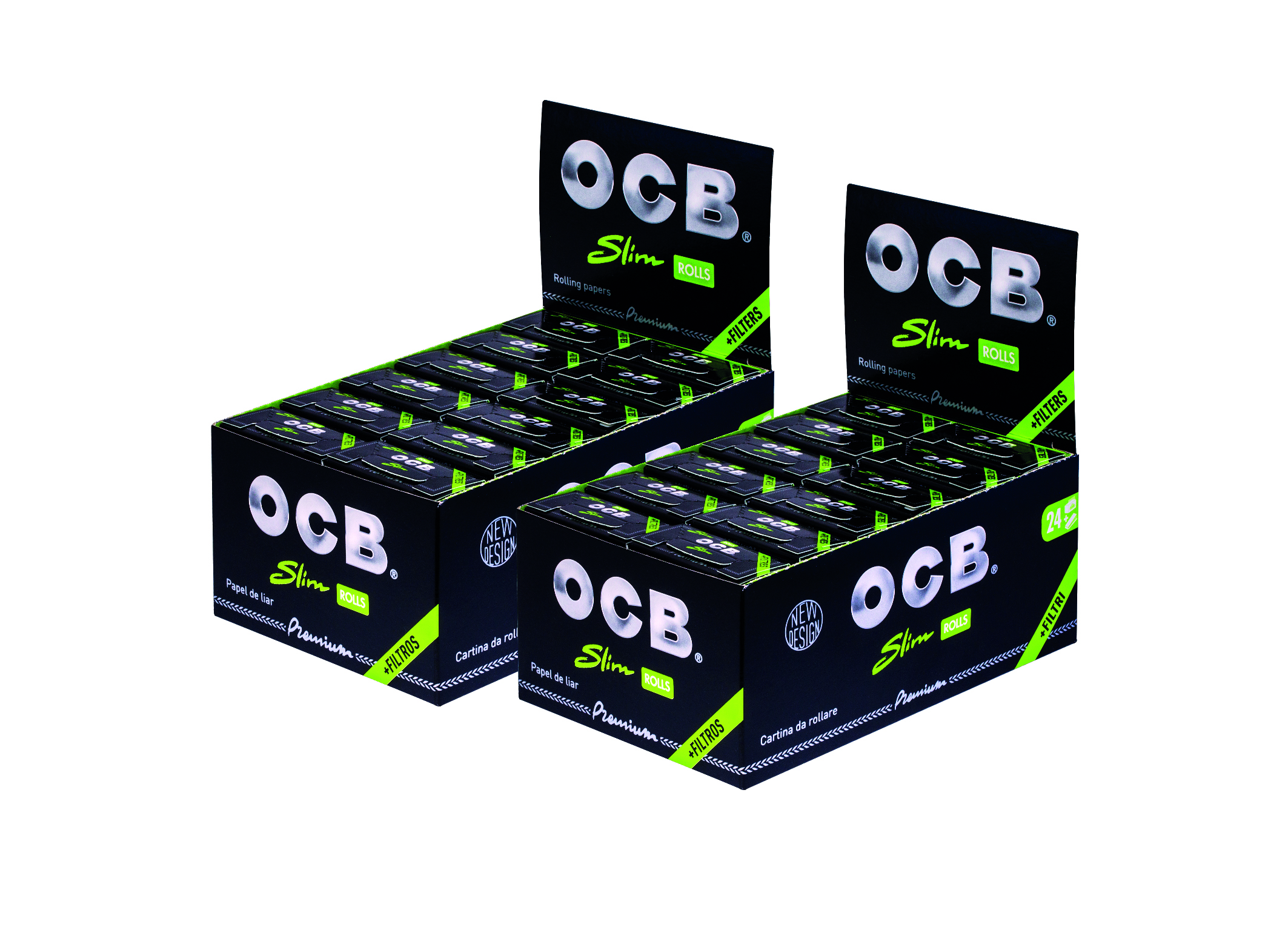 (Bild für) OCB Premium Rolls Slim+Tip 24