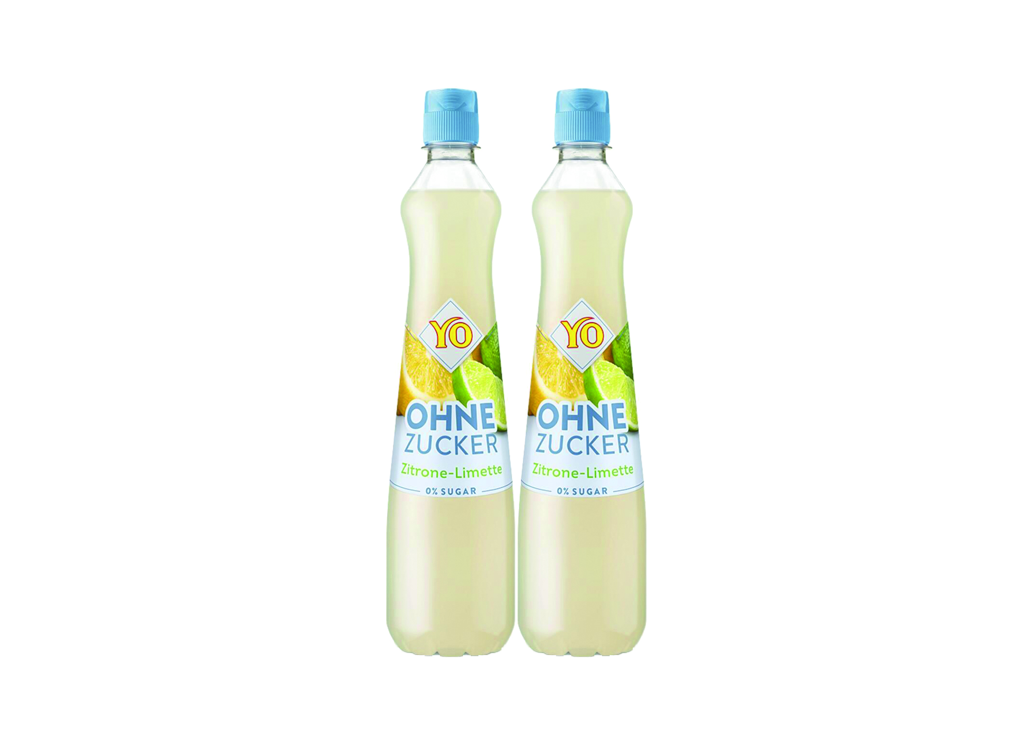 (Bild für) YO Sirup Zitrone-Limette ohne Zucker 0,7L 6