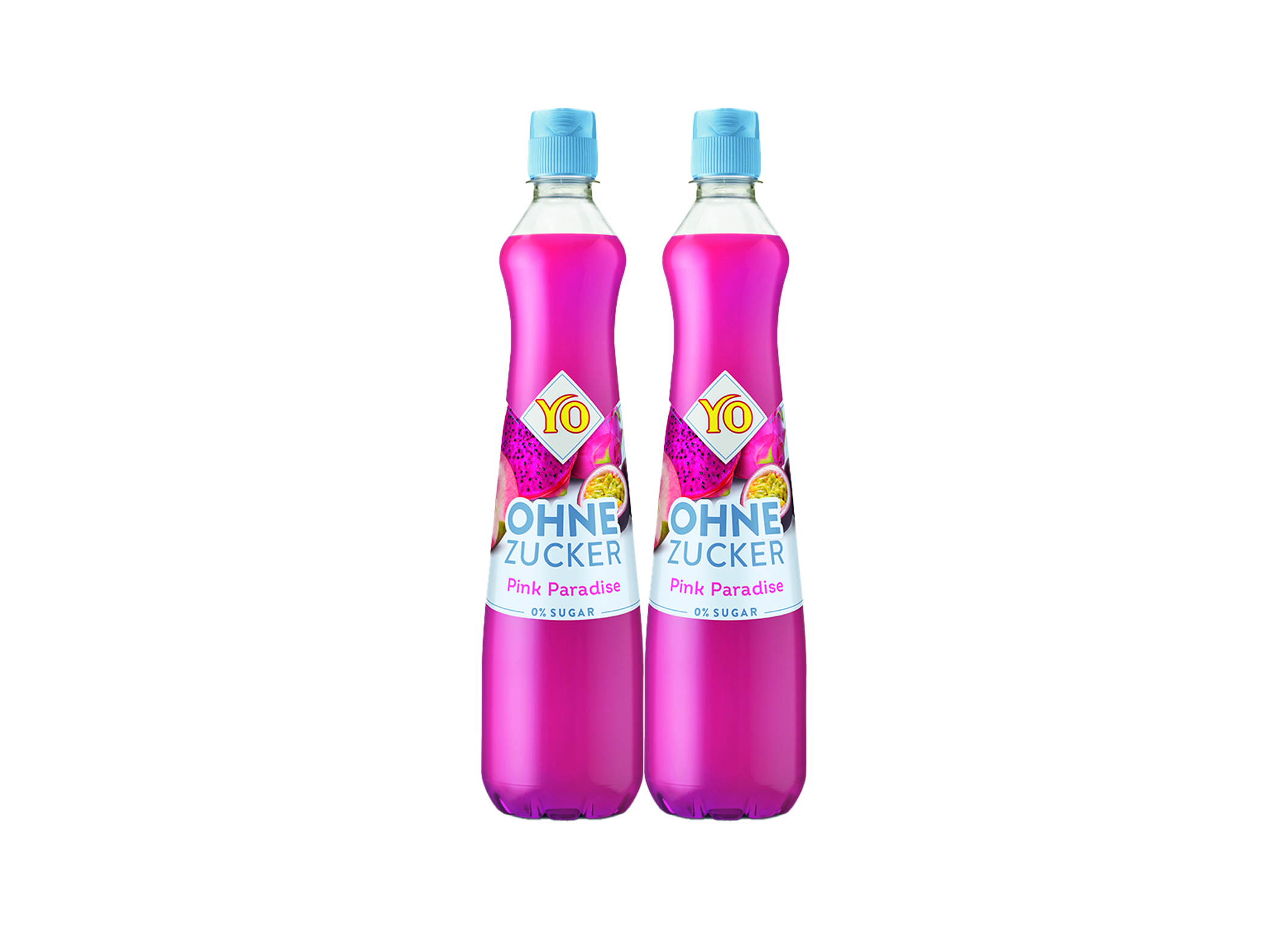 (Bild für) YO Sirup Pink Paradise ohne Zucker 0,7L 6