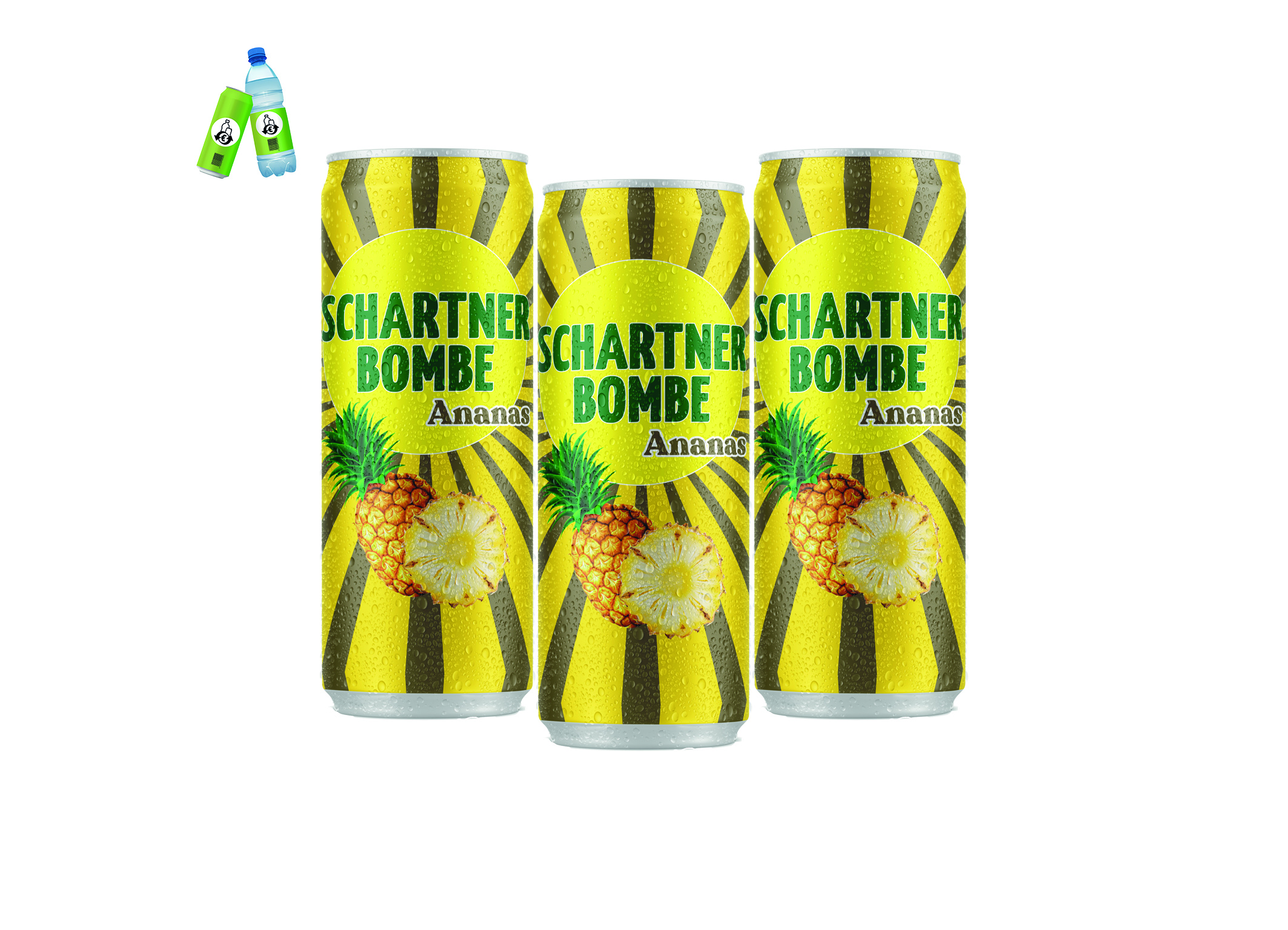 (Bild für) Schartner Bombe Ananas 0,33L DS EWP 24