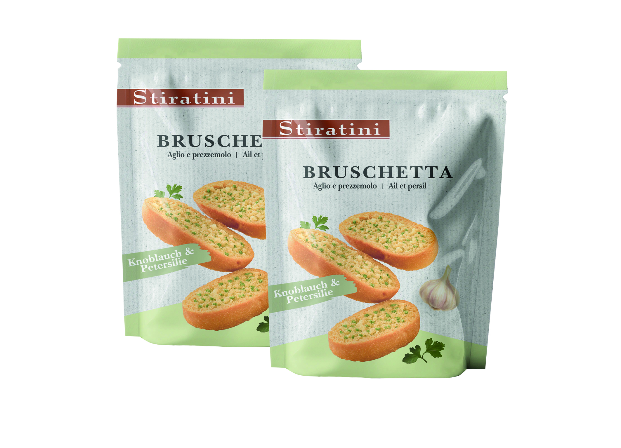 (Bild für) Stiratini Bruschetta Knoblauch & Petersilie 160g 10