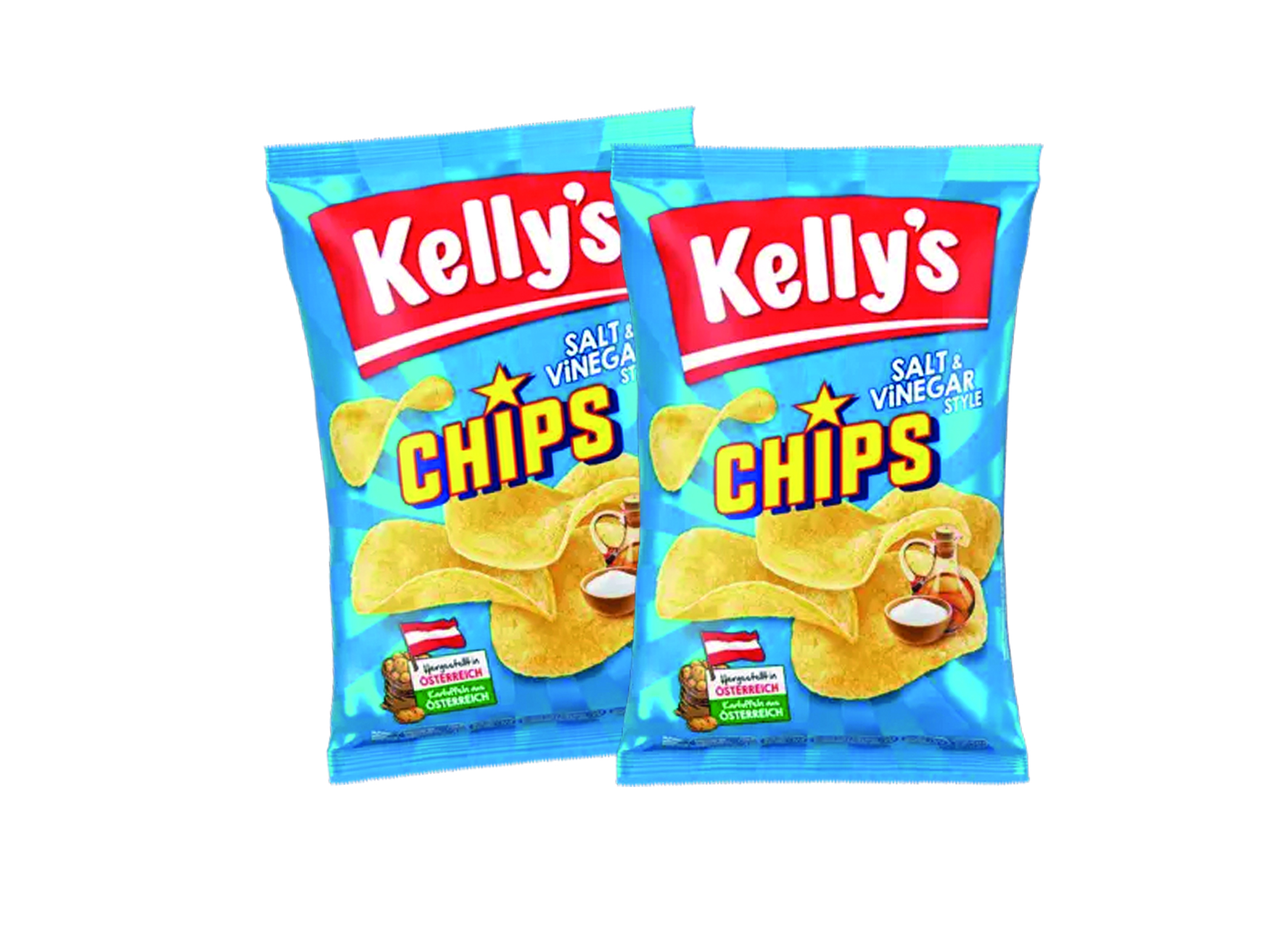 (Bild für) Kelly´s Chips Salt & Vinegar 150g 18