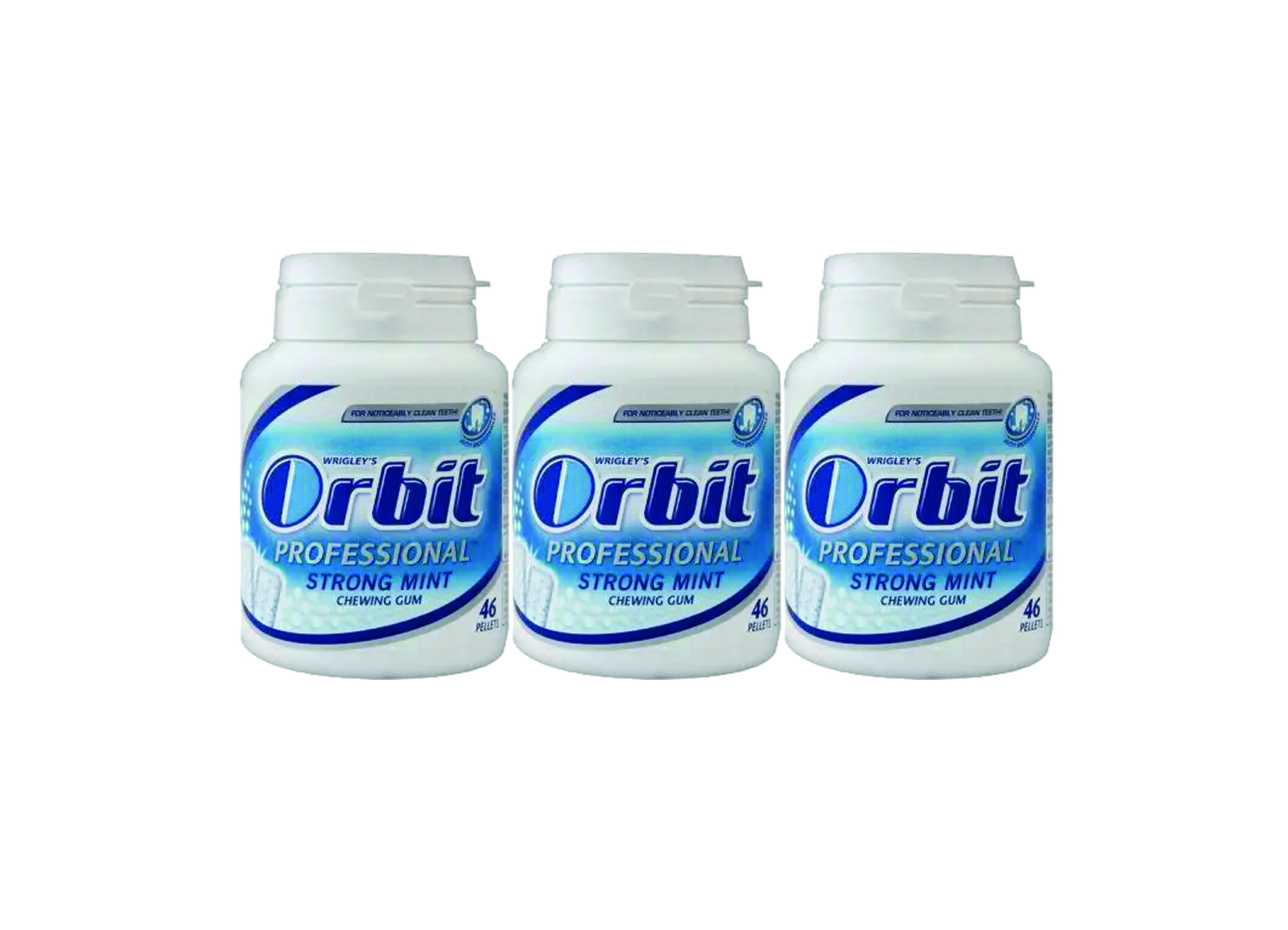 (Bild für) Orbit Professional Strong Mint Bottle 64g 12