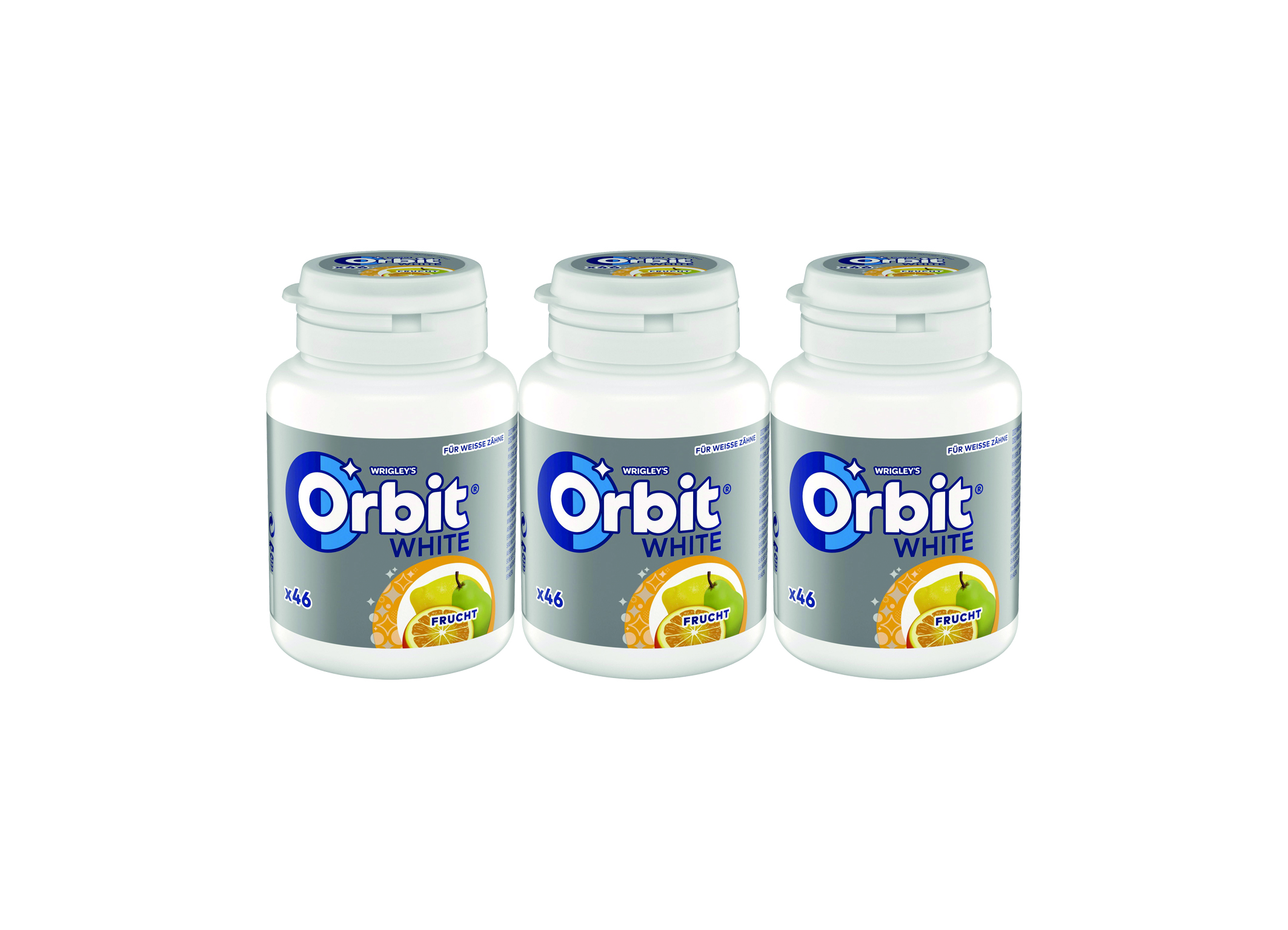 (Bild für) Orbit White Fruit Bottle 64g 12