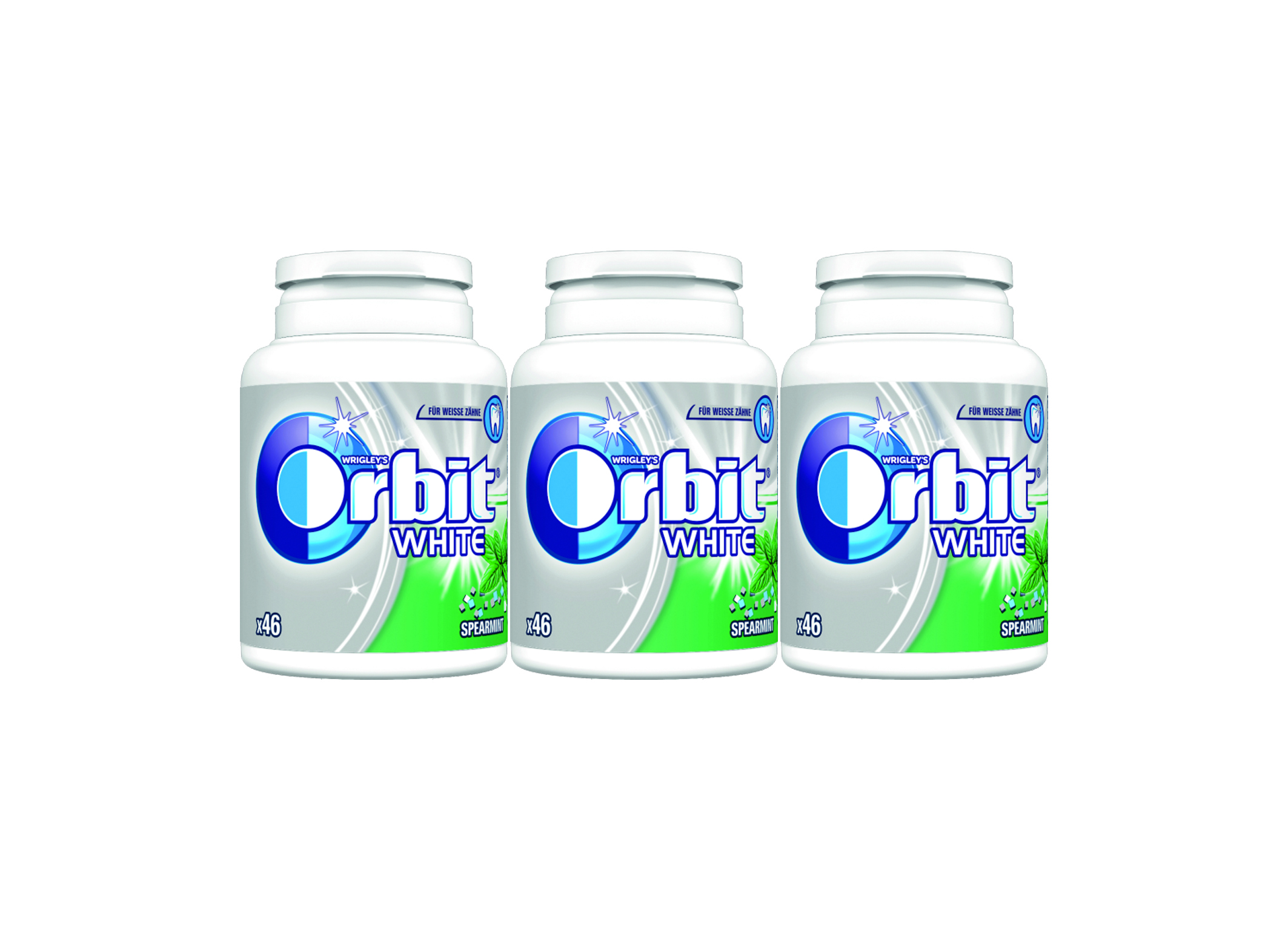 (Bild für) Orbit White Spearmint Bottle 64g 12