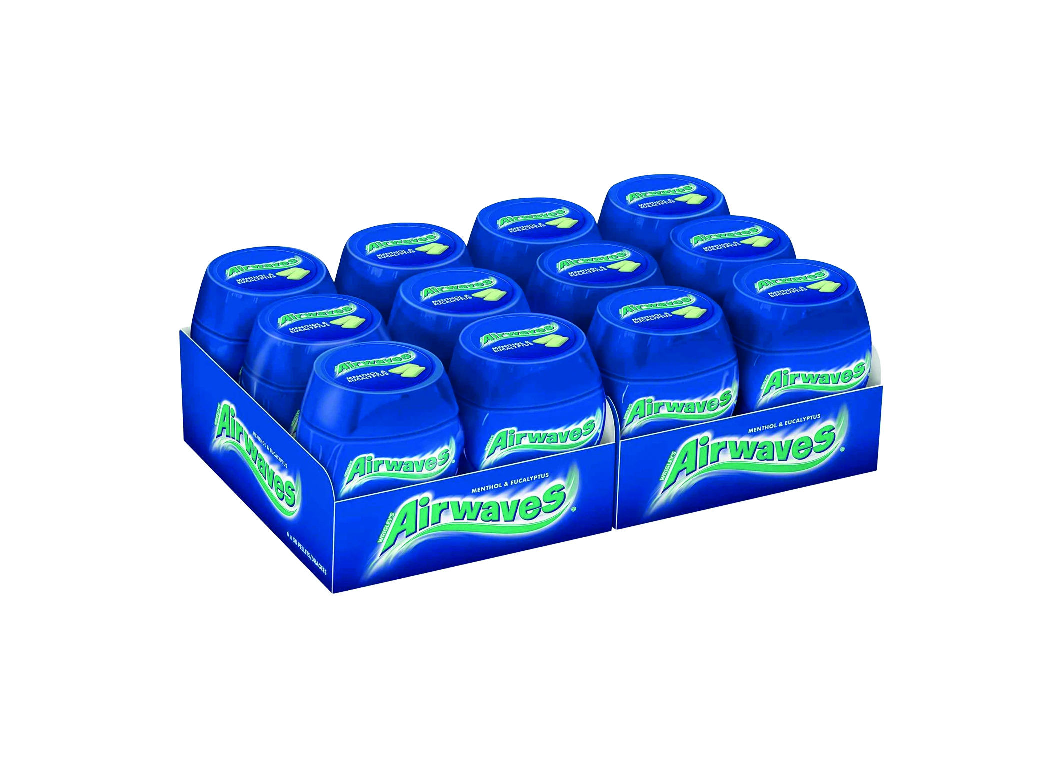 (Bild für) Airwaves Menthol & Eucalyptus Bottle 64g 12