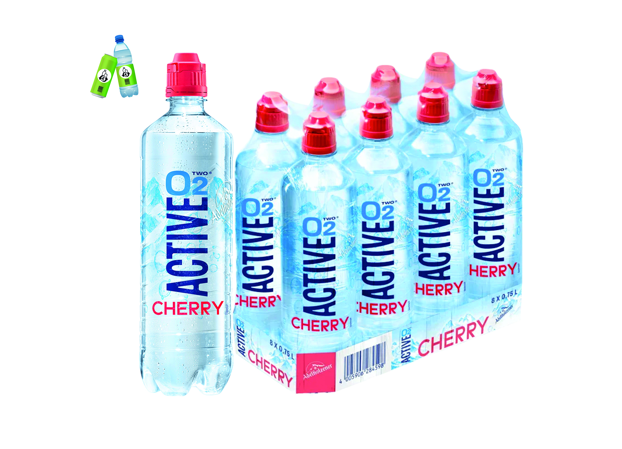 (Bild für) Active O2 Cherry 0,75L PET EWP 8