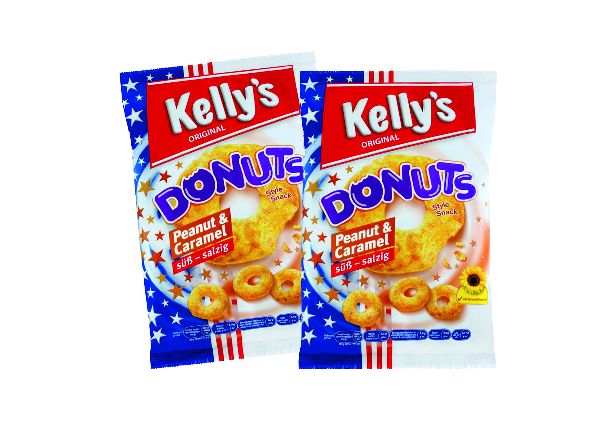 (Bild für) Kellys Donuts Peanut & Caramel 100g 24