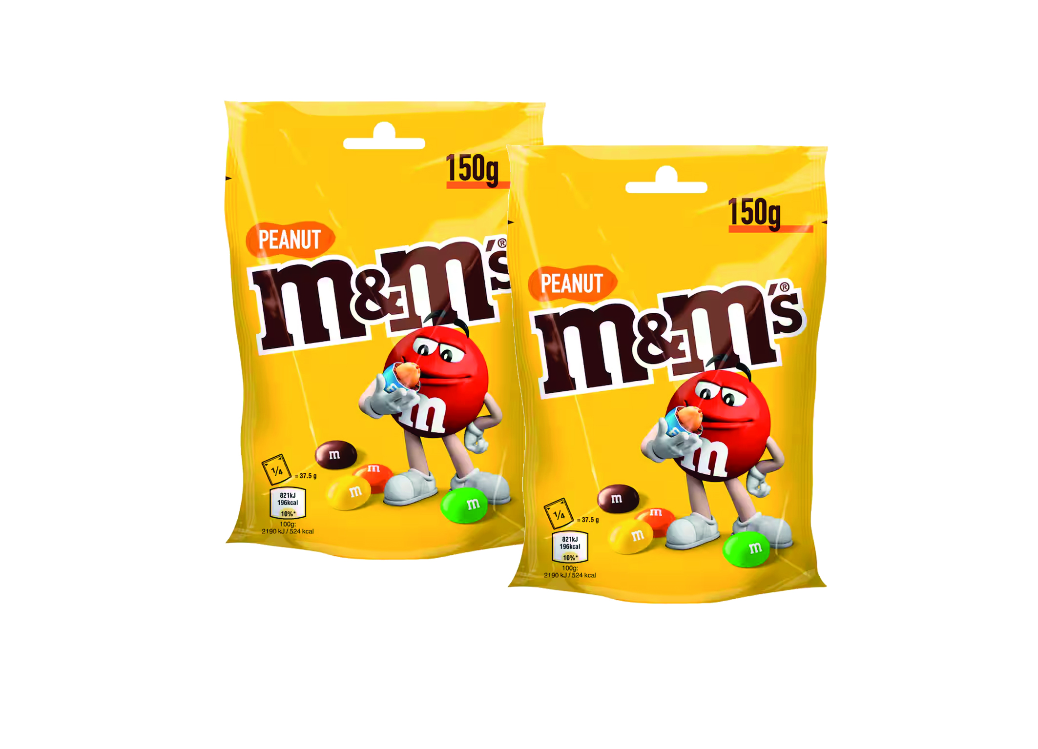 (Bild für) M&M´s Erdnuss Standbeutel 150g 15
