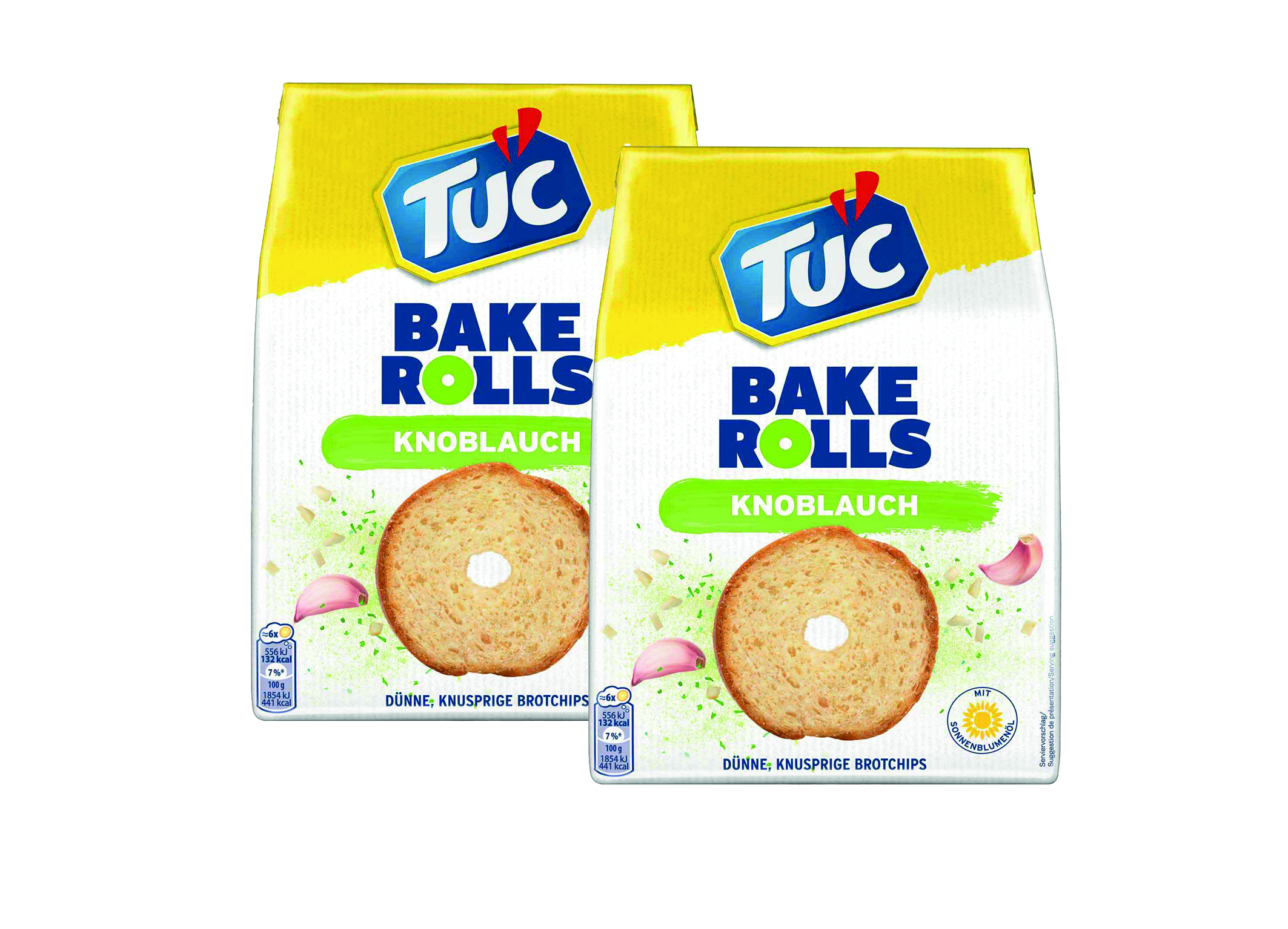 (Bild für) TUC Bake Rolls Knoblauch 150g 8