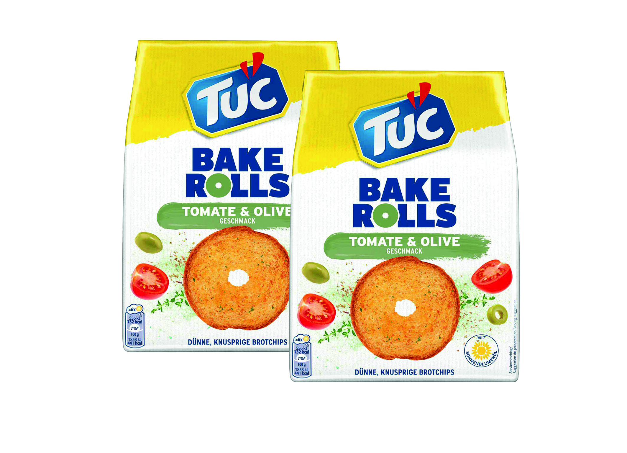 (Bild für) TUC Bake Rolls Tomate & Olive 150g 8