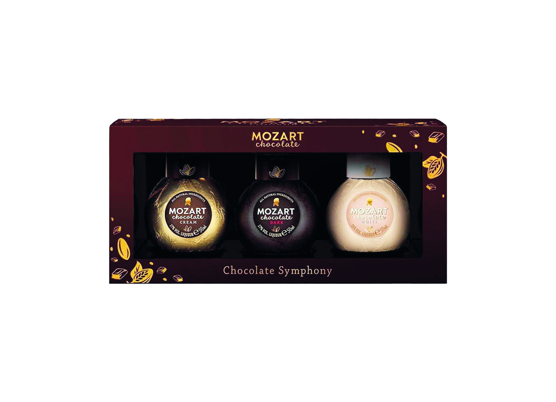 (Bild für) Mozart Chocolate Symphony Trio Set 0,05L 17% 3