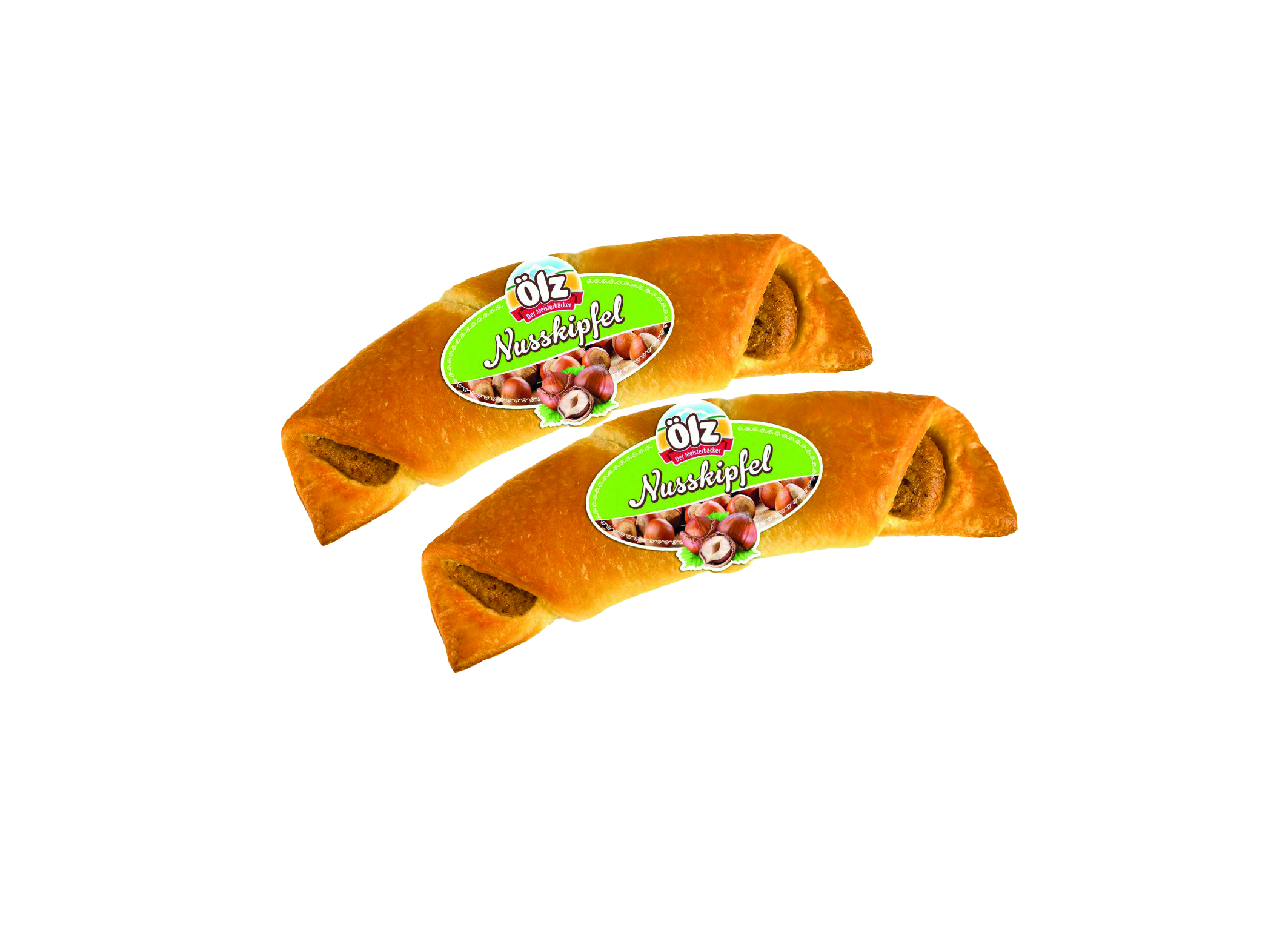 (Bild für) Ölz Nusskipfel 100g 1