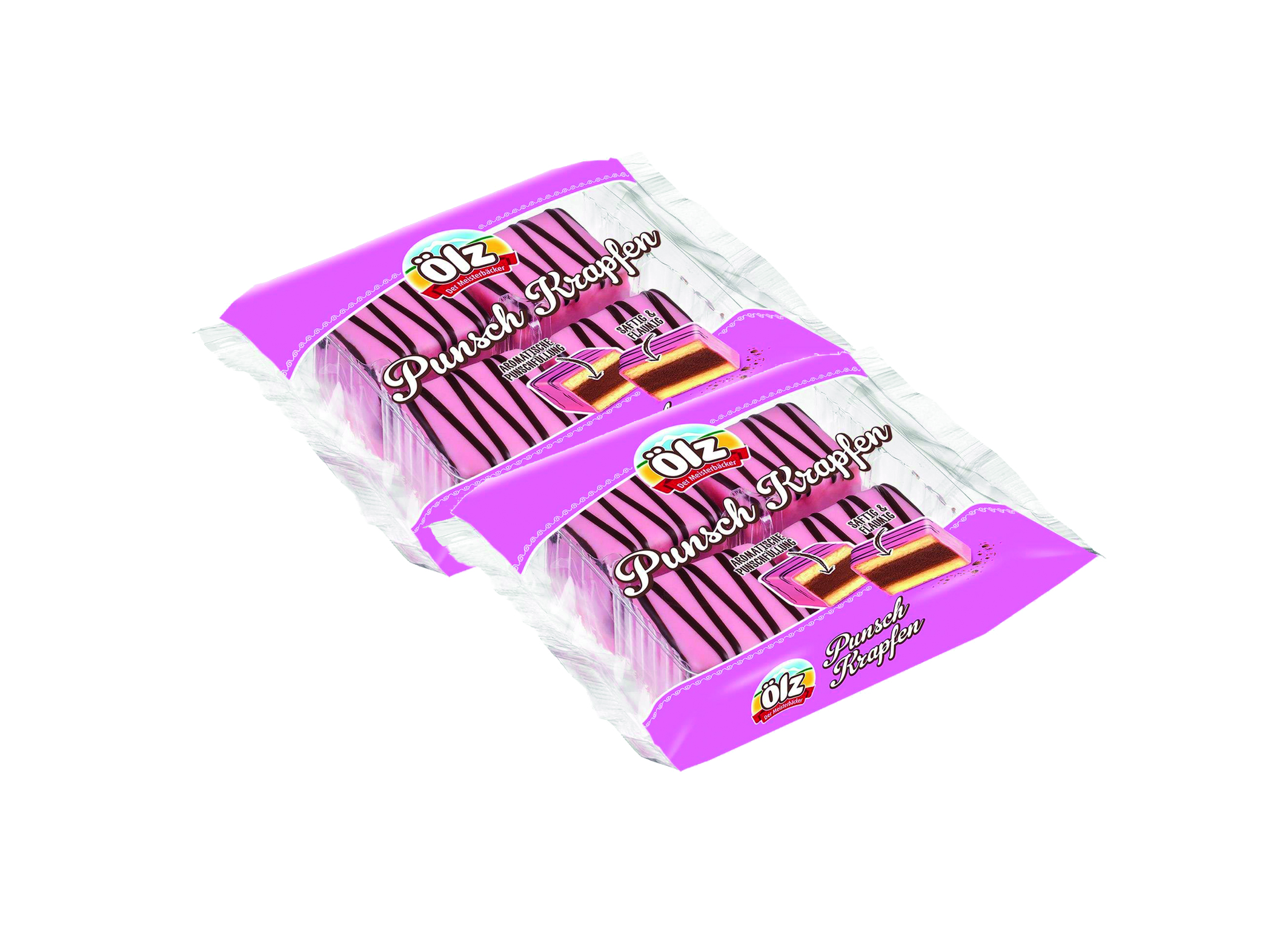 (Bild für) Ölz Punschkrapfen 4er 200g 1