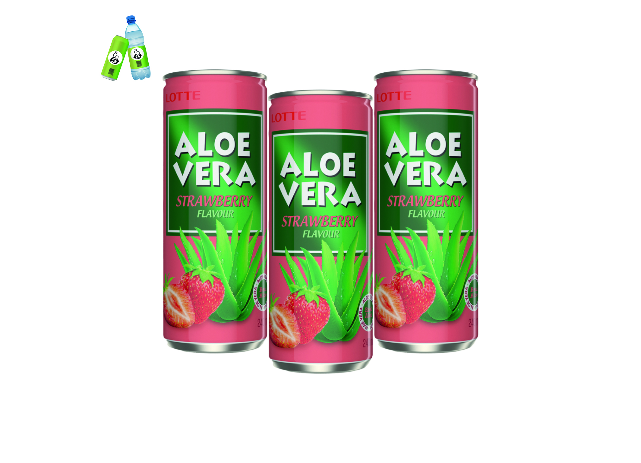 (Bild für) Lotte Aloe Vera Strawberry 0,24L DS EWP 30