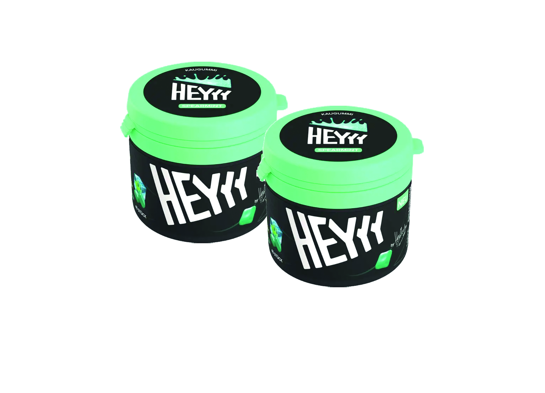 (Bild für) HEYYY Gum Spearmint 68g 6