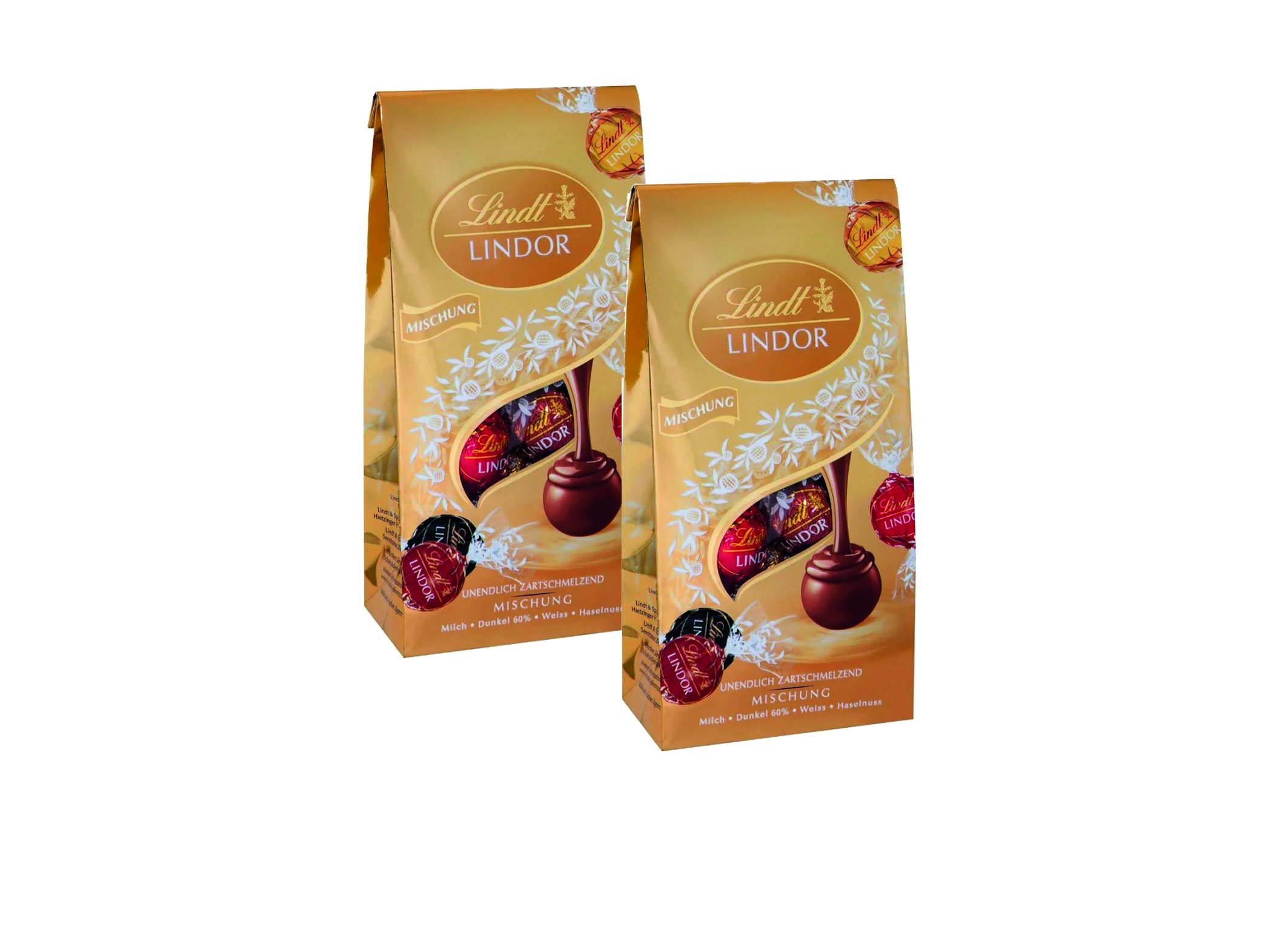 (Bild für) Lindt Lindor Beutel Mischung Gold 99g 6