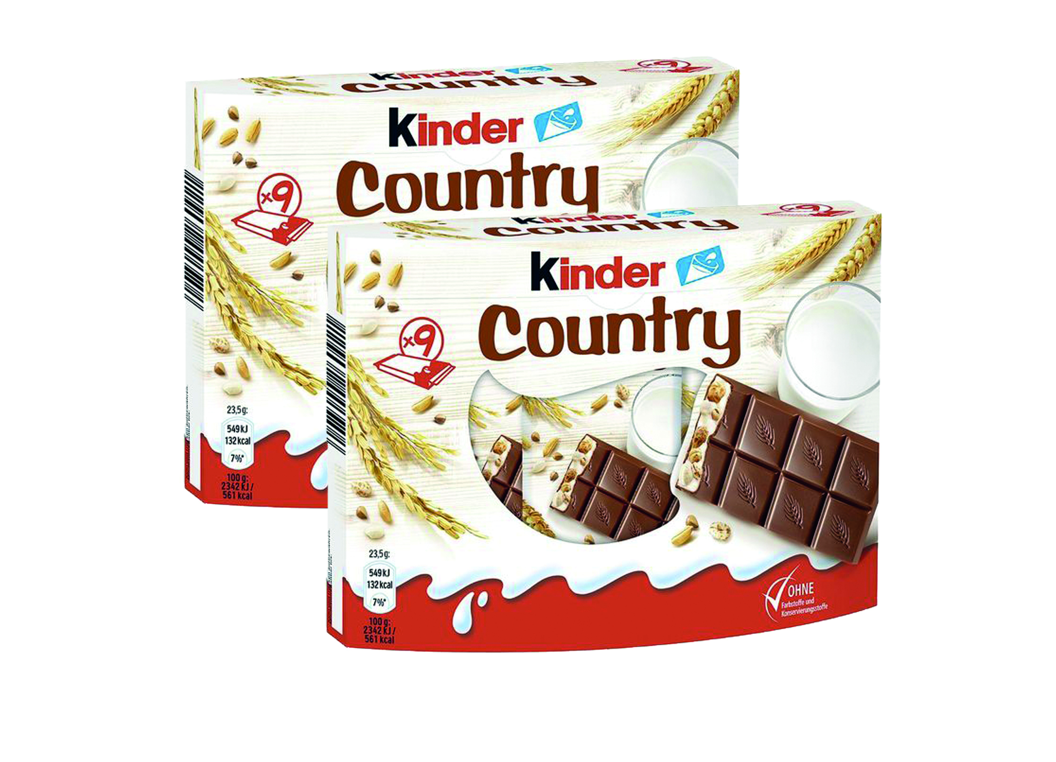 (Bild für) Ferrero Kinder Country T9 211,5g 18