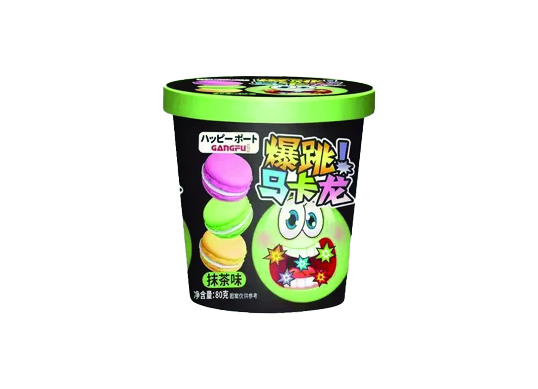 (Bild für) Gangfu Popping Macarons Matcha 80g 24