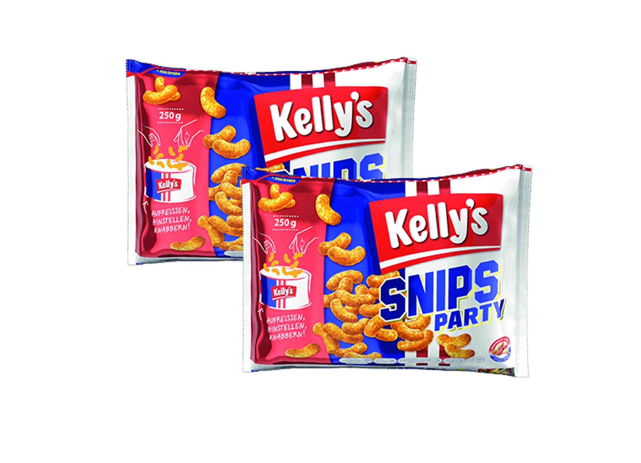 (Bild für) Kelly´s Snips Erdnuss Party 250g 12