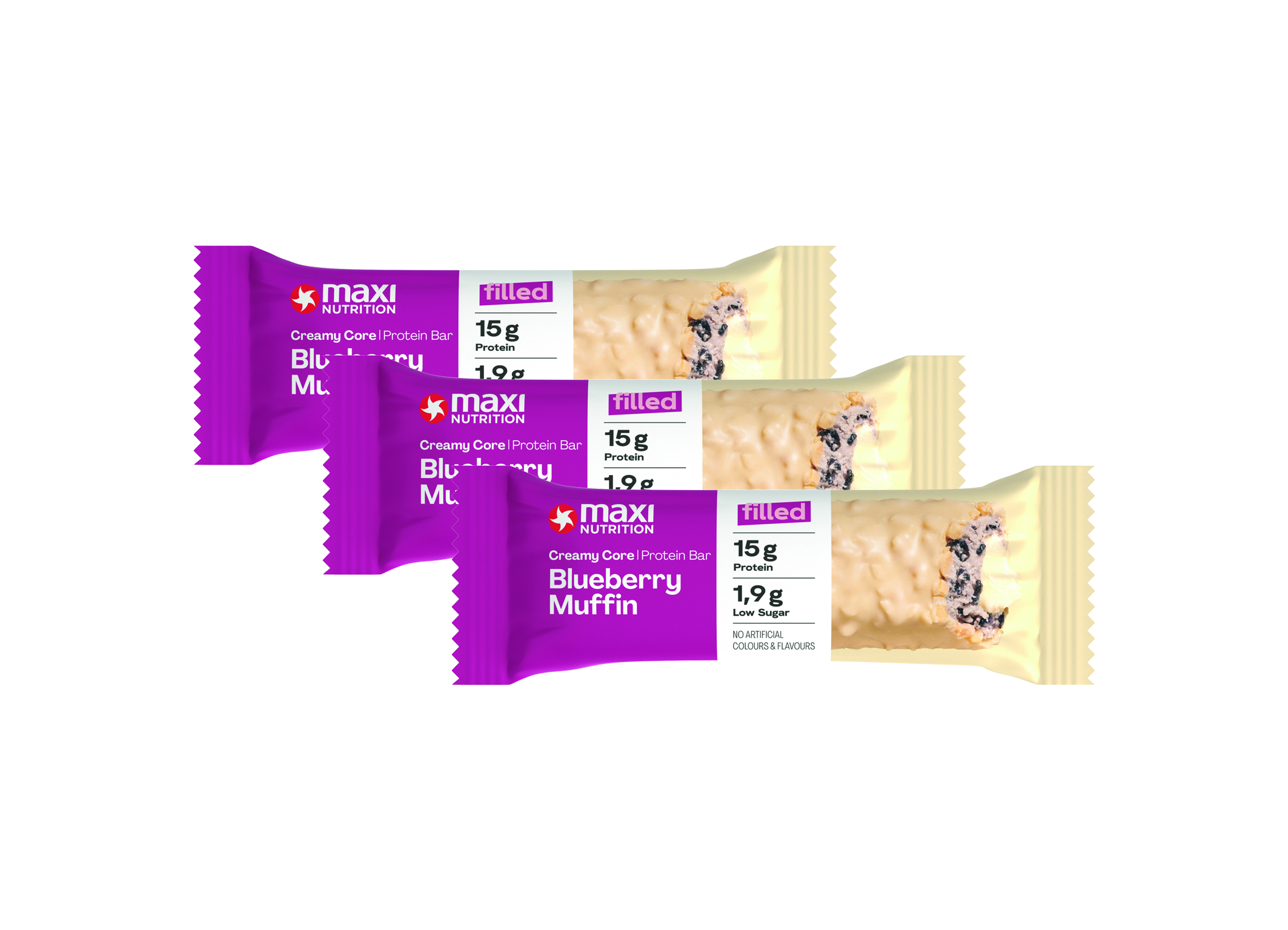 (Bild für) Maxi Nutrition Blueberry Muffin Protein Bar 45g 12