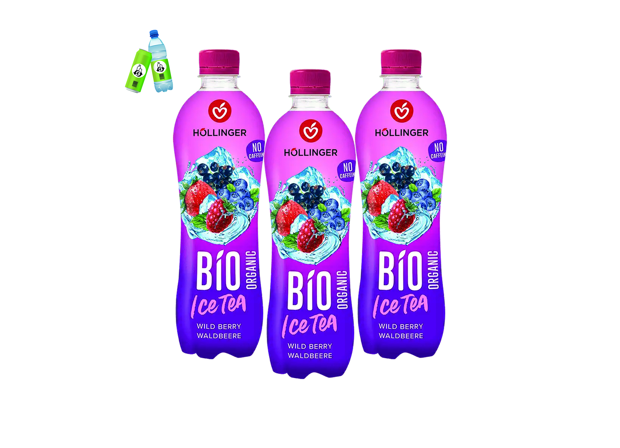 (Bild für) Höllinger Bio Eistee Waldbeere 0,5L PET EWP 12