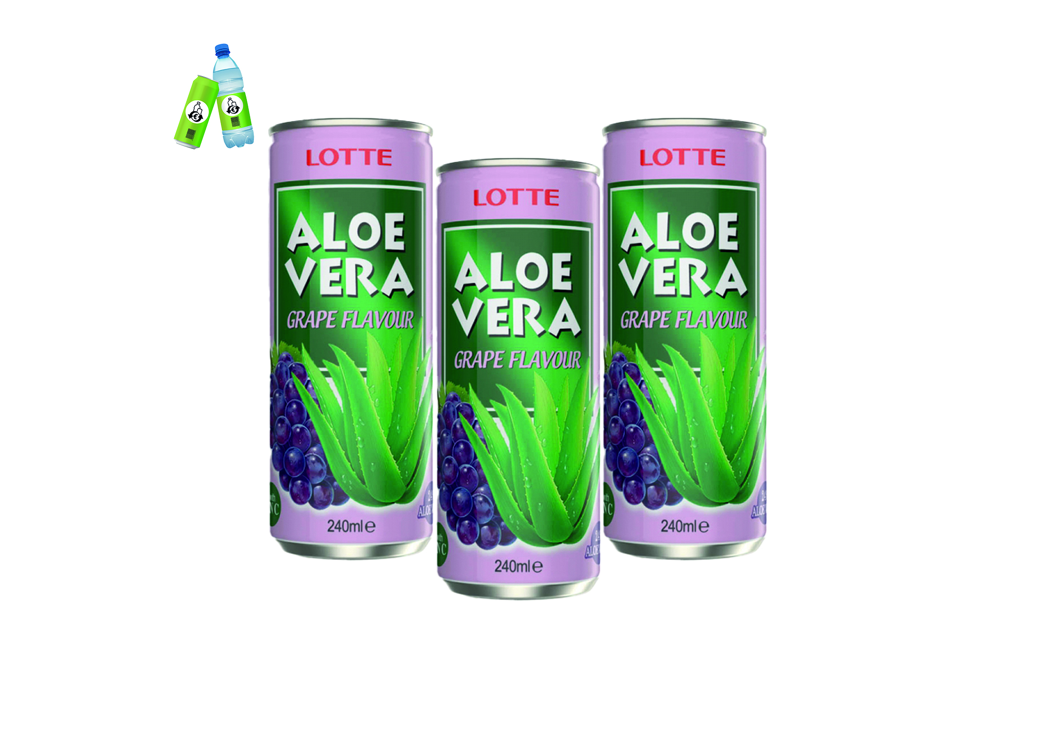 (Bild für) Lotte Aloe Vera Grape 0,24L DS EWP 30