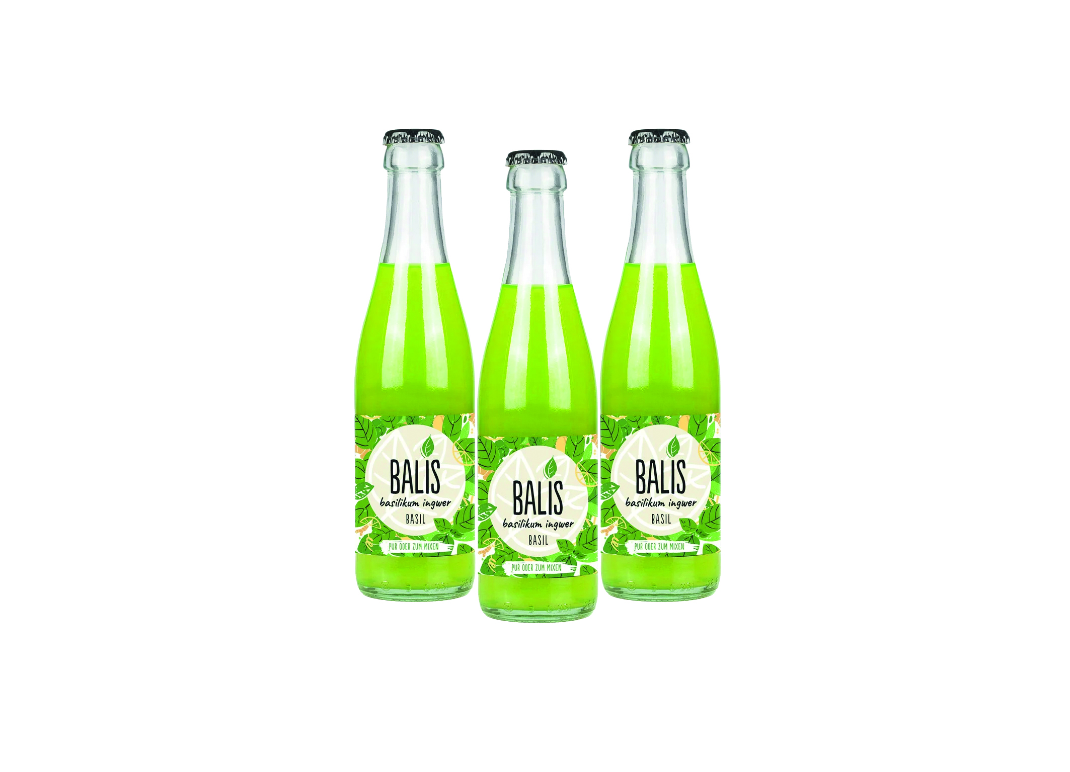 (Bild für) Balis Basilikum Ingwer Limonade 0,25L FL EW 24