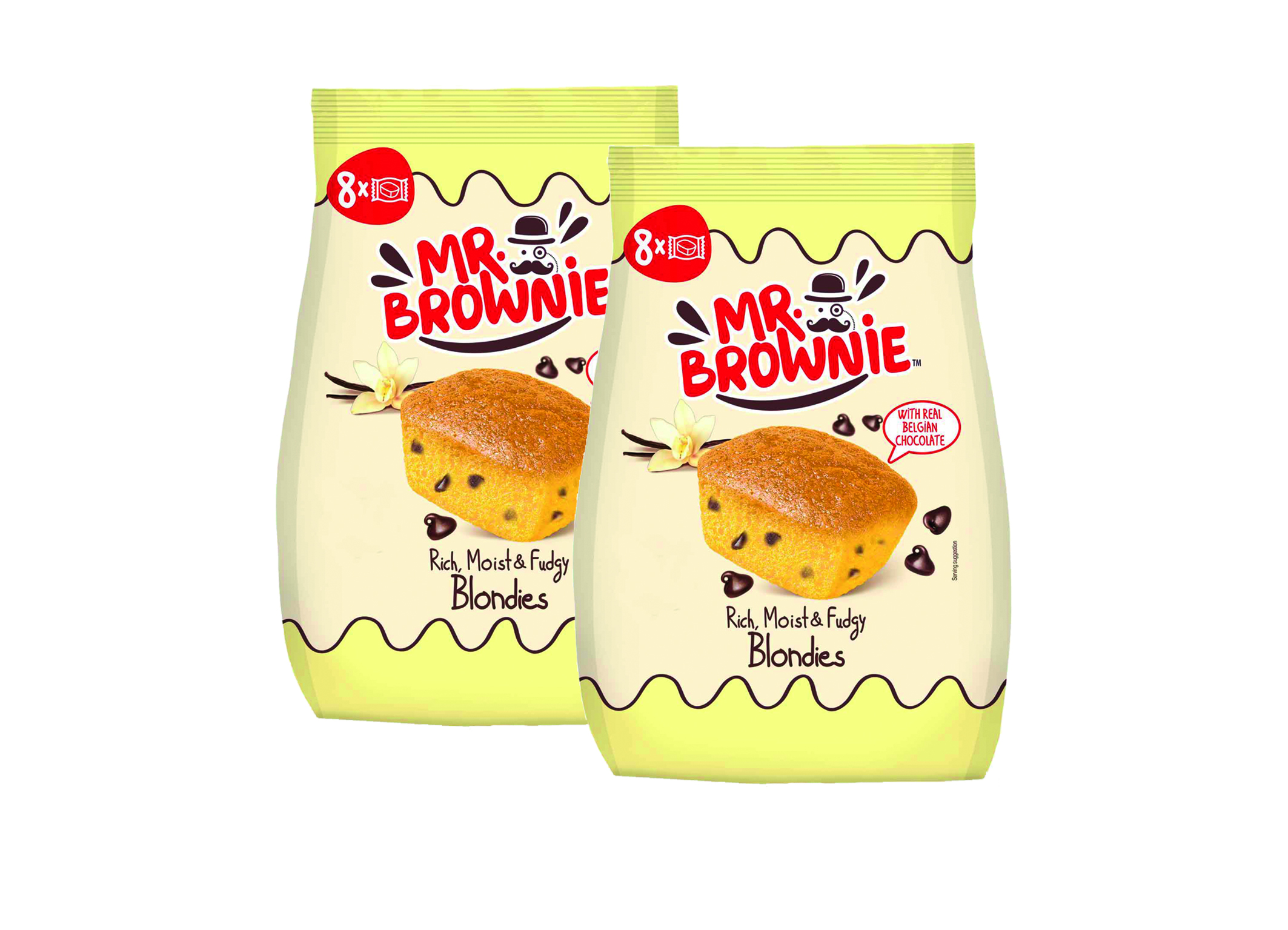 (Bild für) Mr. Brownie Blondies Brownies 200g 12