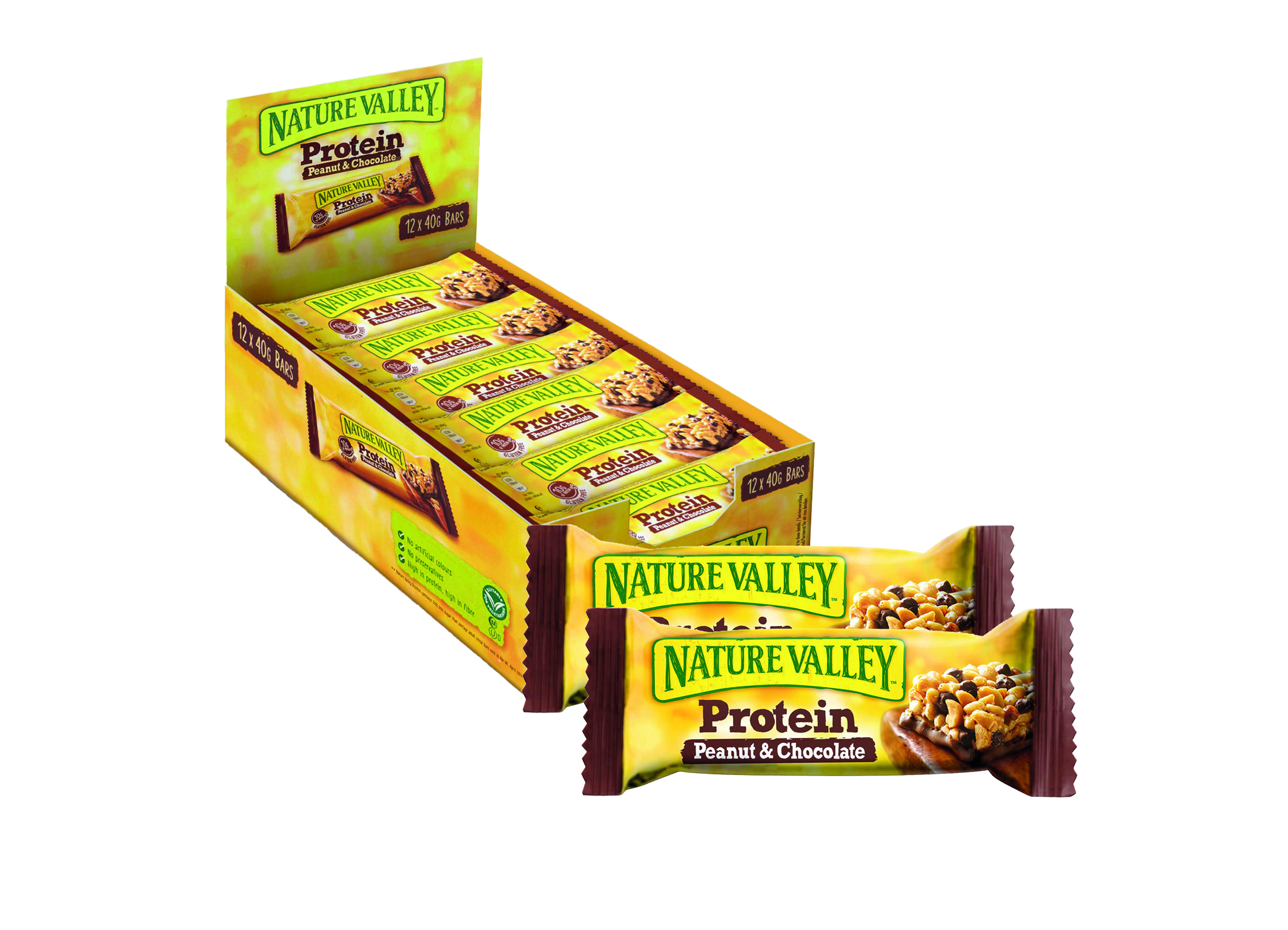 (Bild für) Nature Valley Protein Erdnuss & Schokolade 40g 12