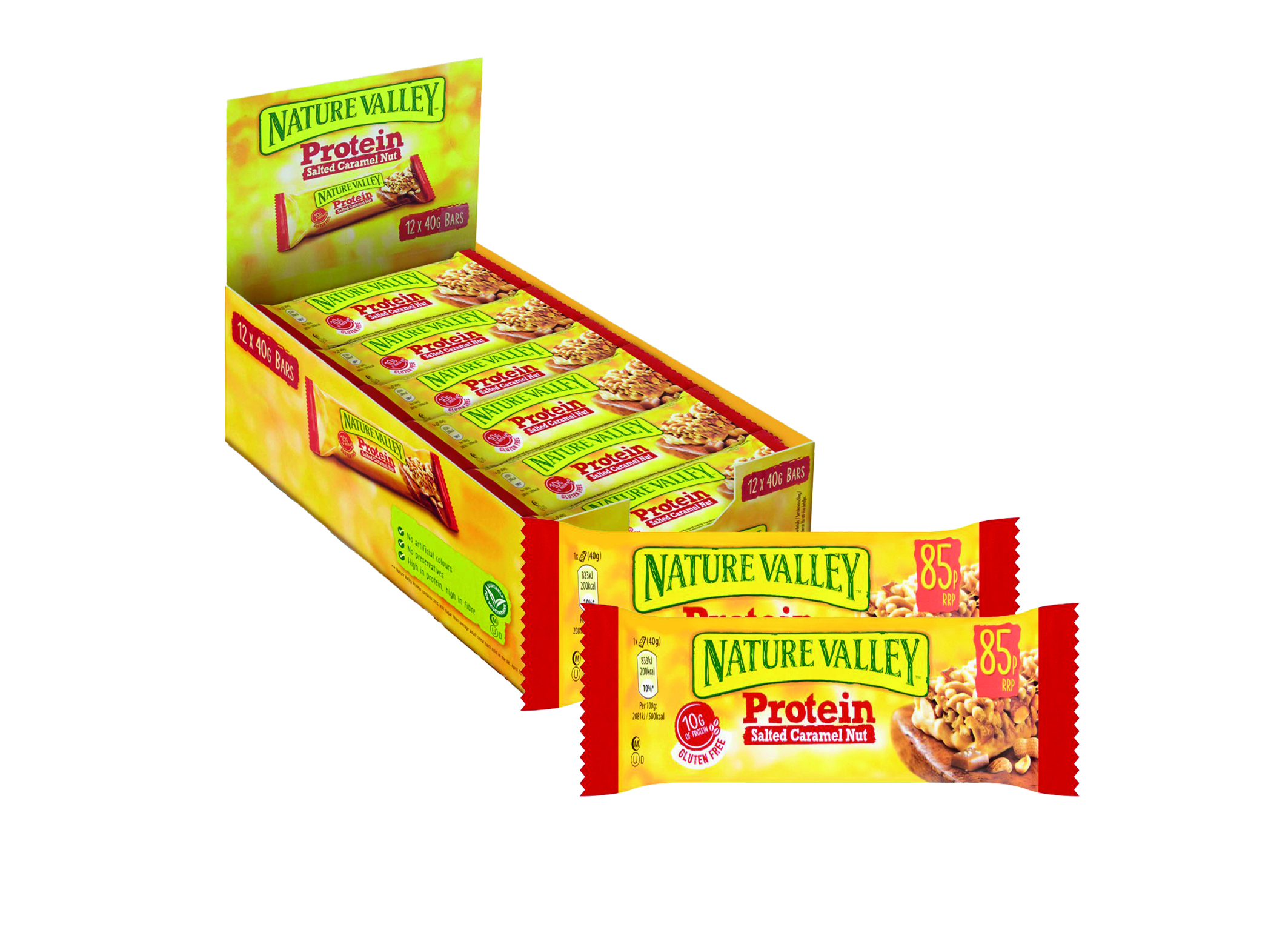 (Bild für) Nature Valley Protein Salted Caramel Nut 40g 12