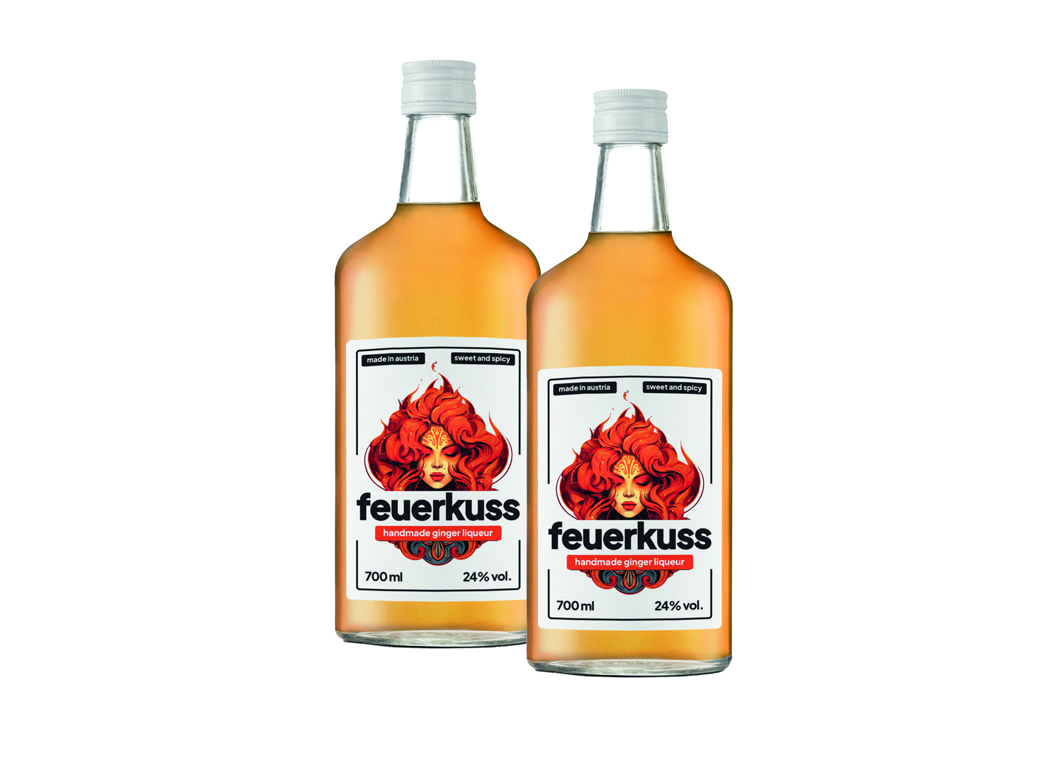 (Bild für) Feuerkuss Bio Ingwer Likör 0,7L 24% 1