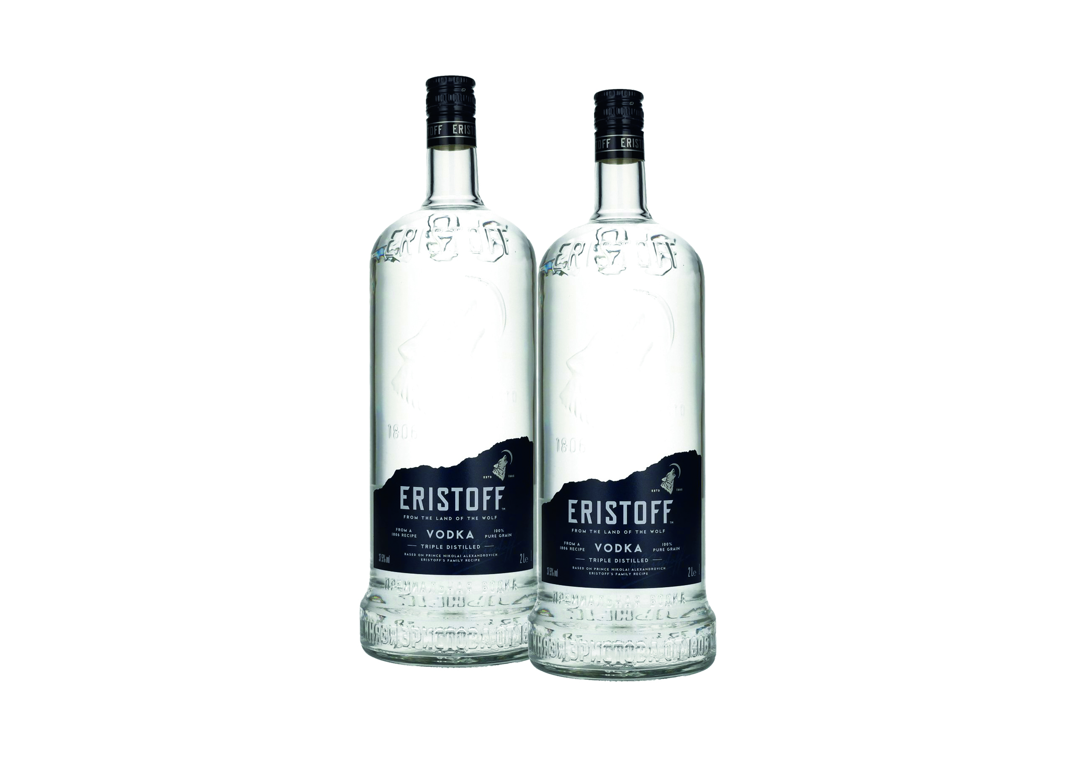 (Bild für) Eristoff Vodka 2L 37,5% 1