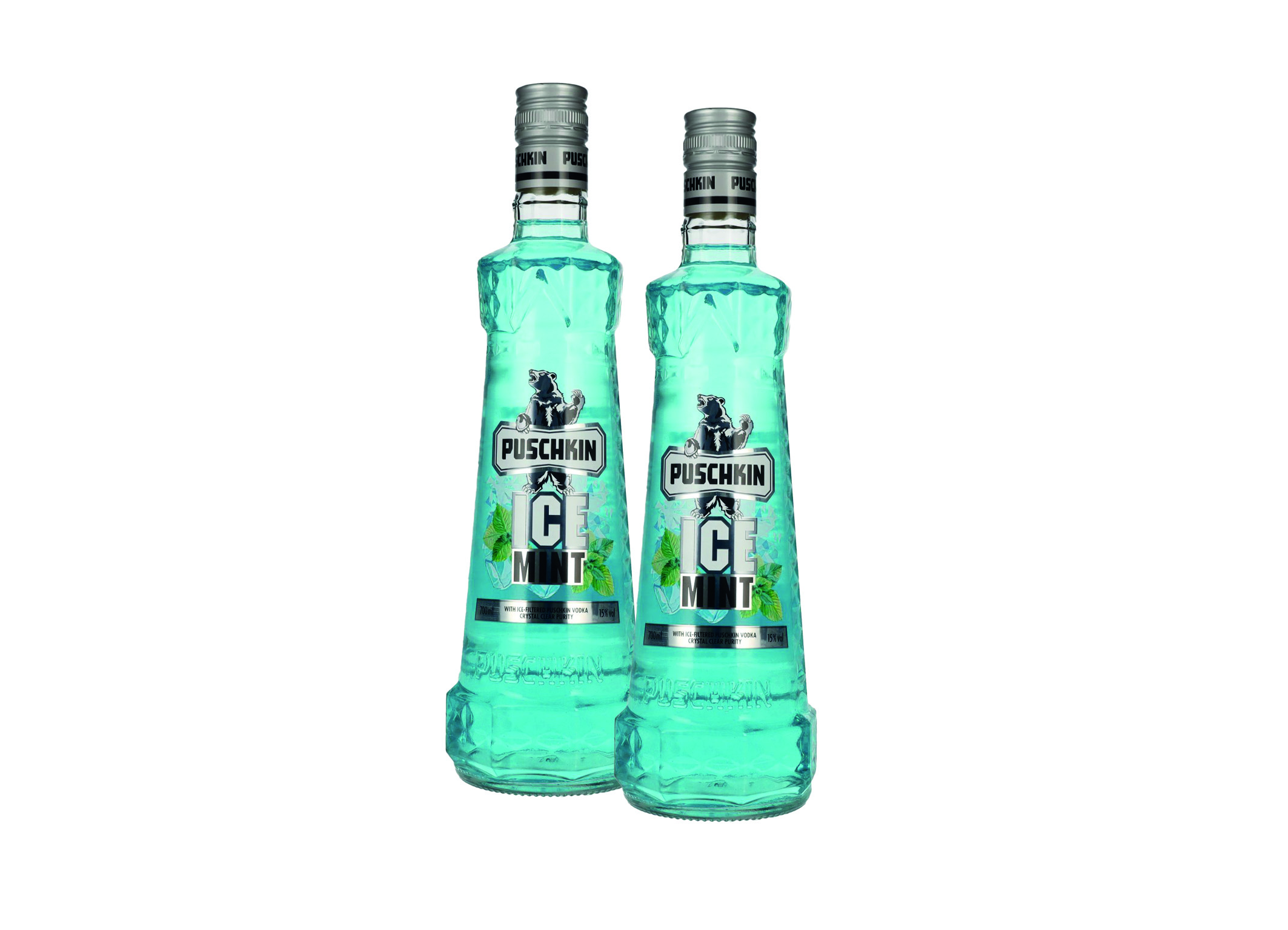(Bild für) Puschkin Vodka Ice Mint 0,7L 15% 6