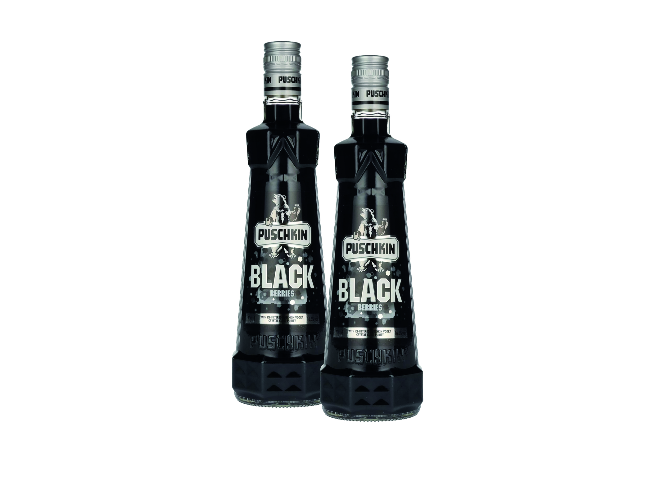 (Bild für) Puschkin Vodka Black Berries 0,7L 16,6% 6