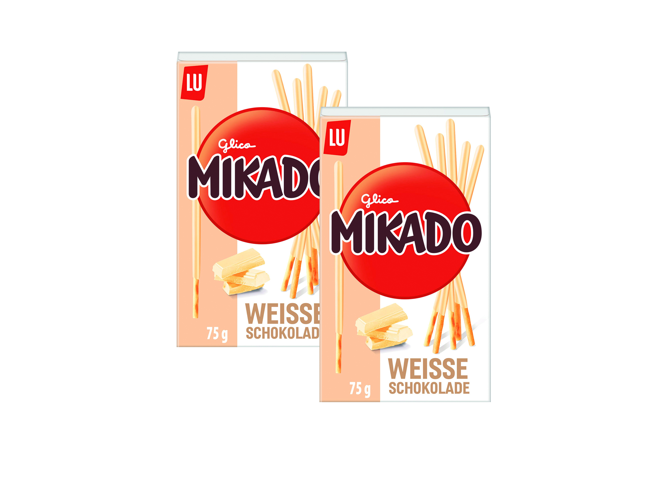 (Bild für) Mikado Weisse Schokolade 75g 24