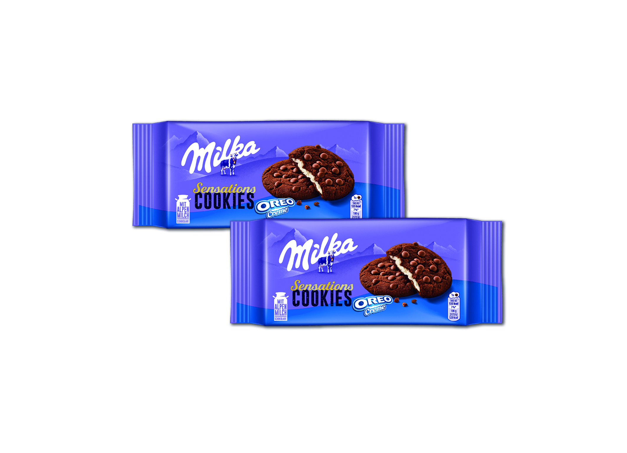 (Bild für) Milka Cookies Sensations Oreo 156g 12