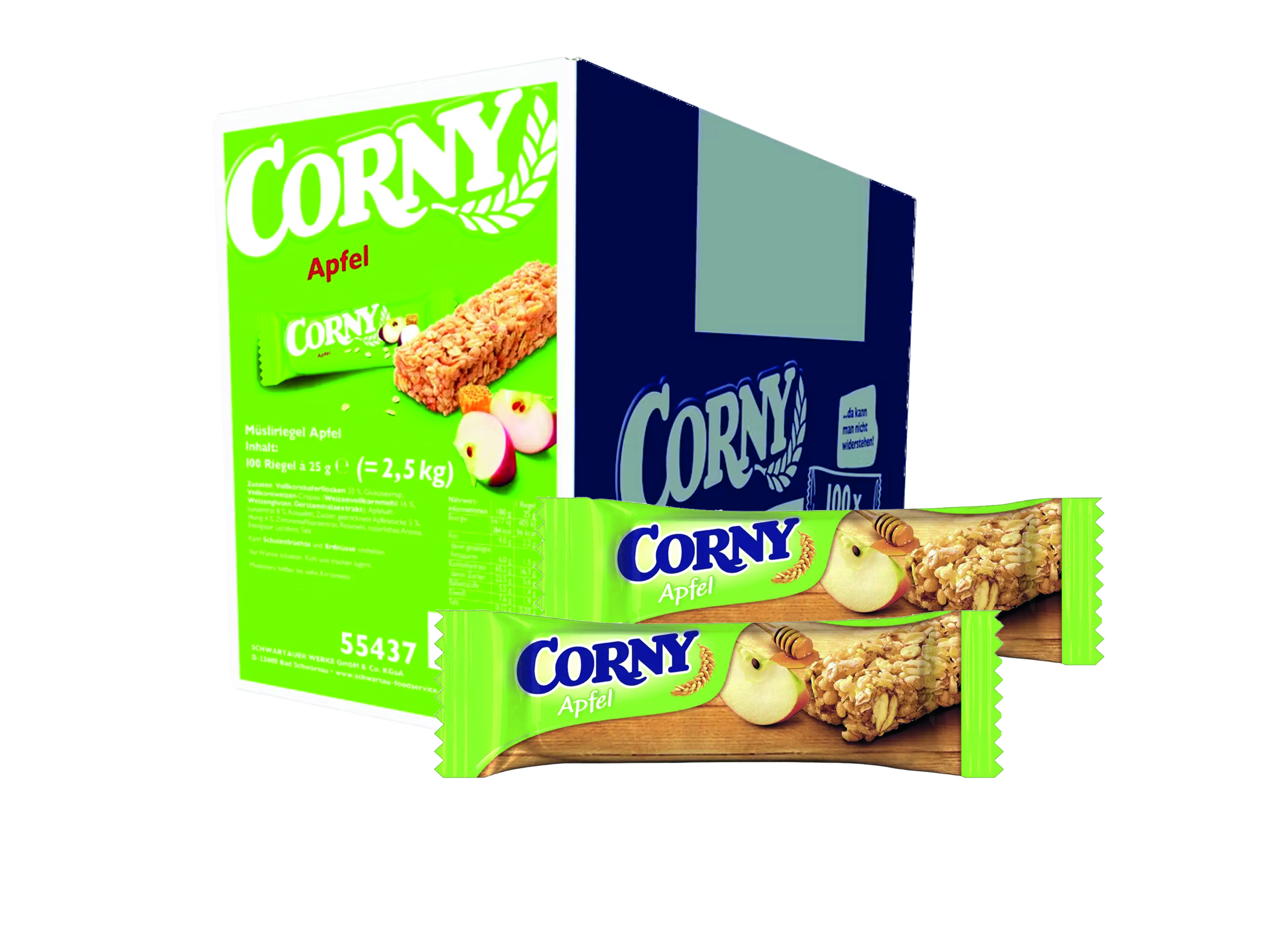 (Bild für) Corny Apfel 25g 100