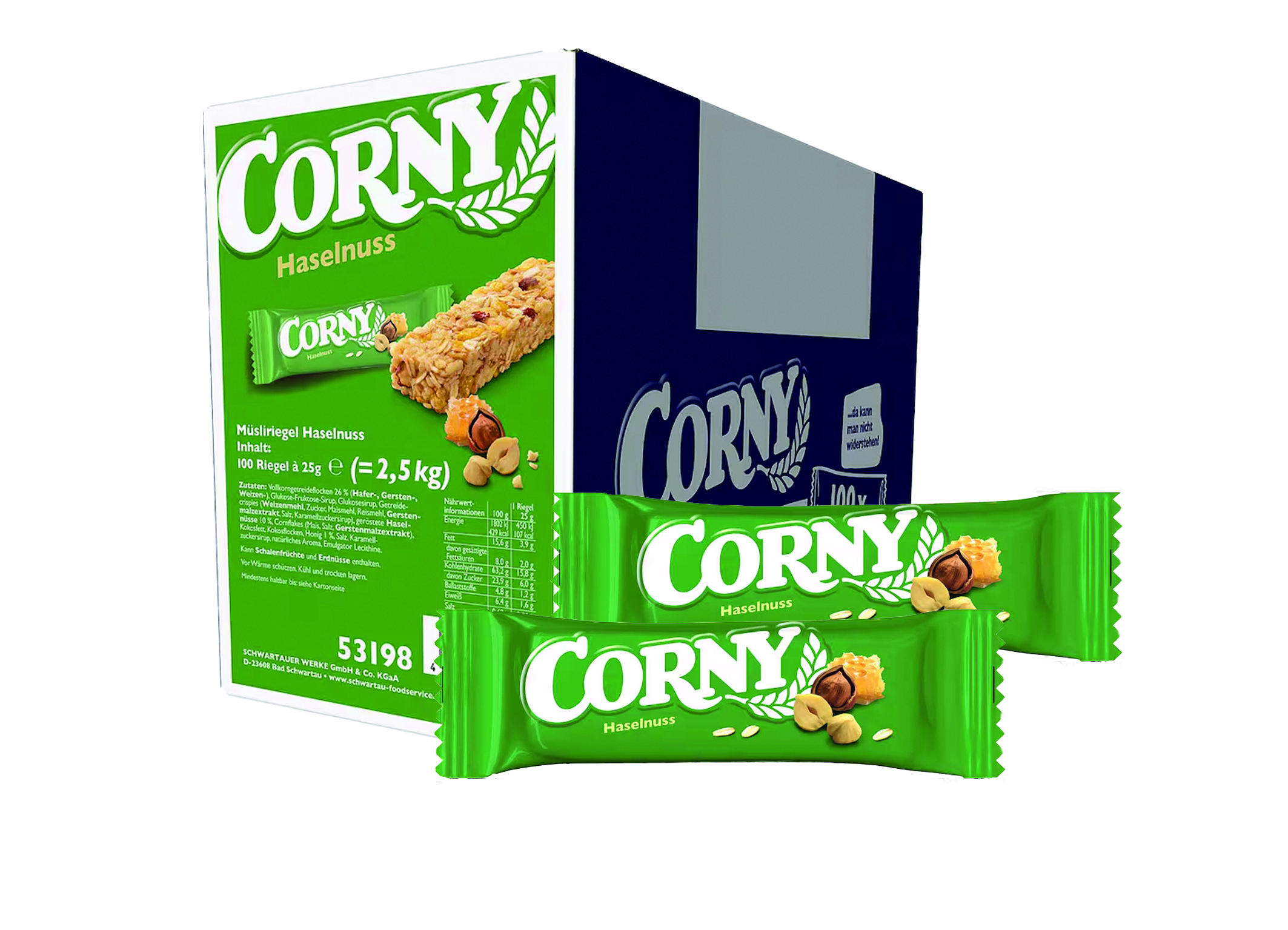 (Bild für) Corny Haselnuss 25g 100