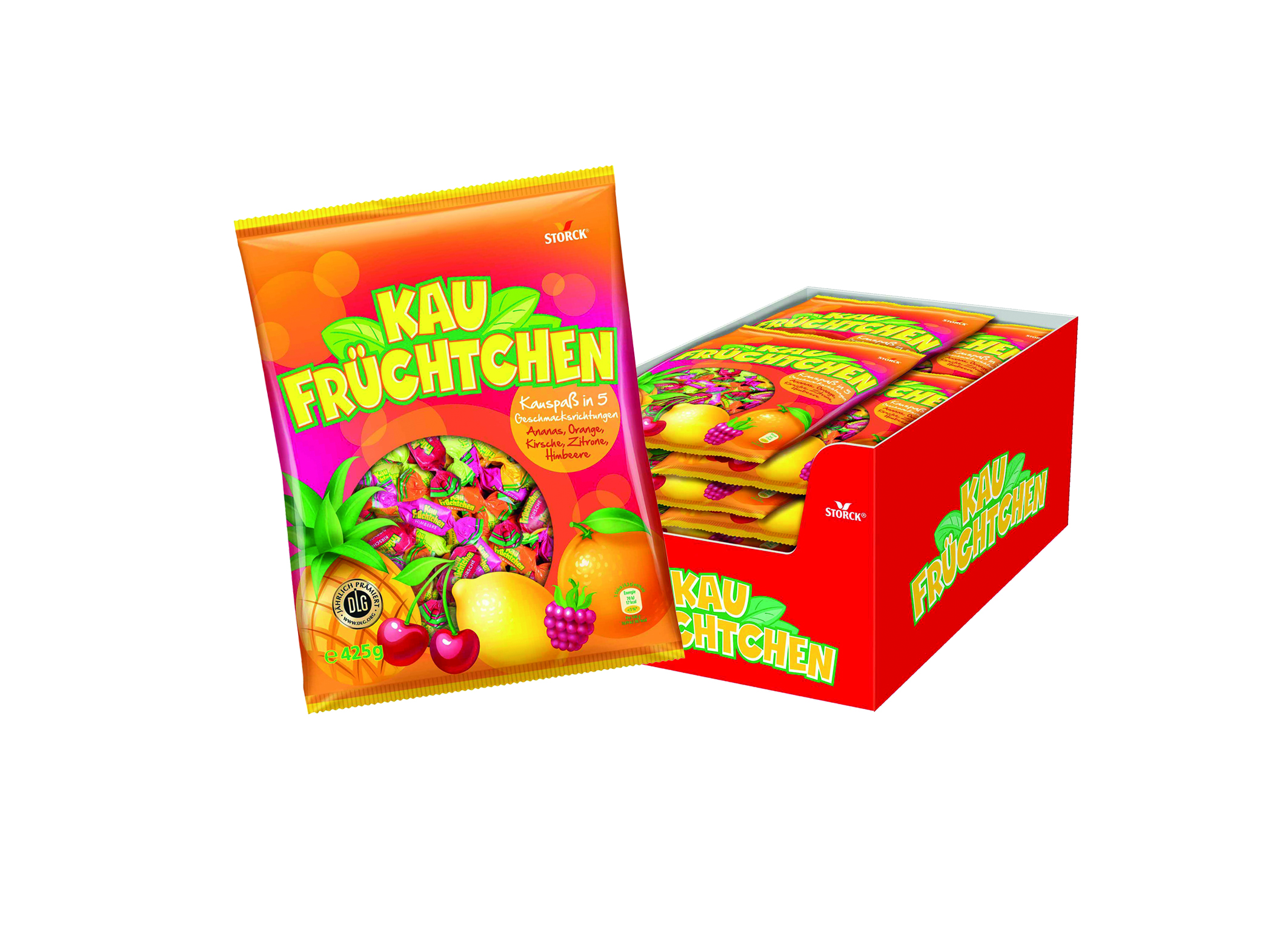 (Bild für) Storck Kau Früchtchen 425g 15