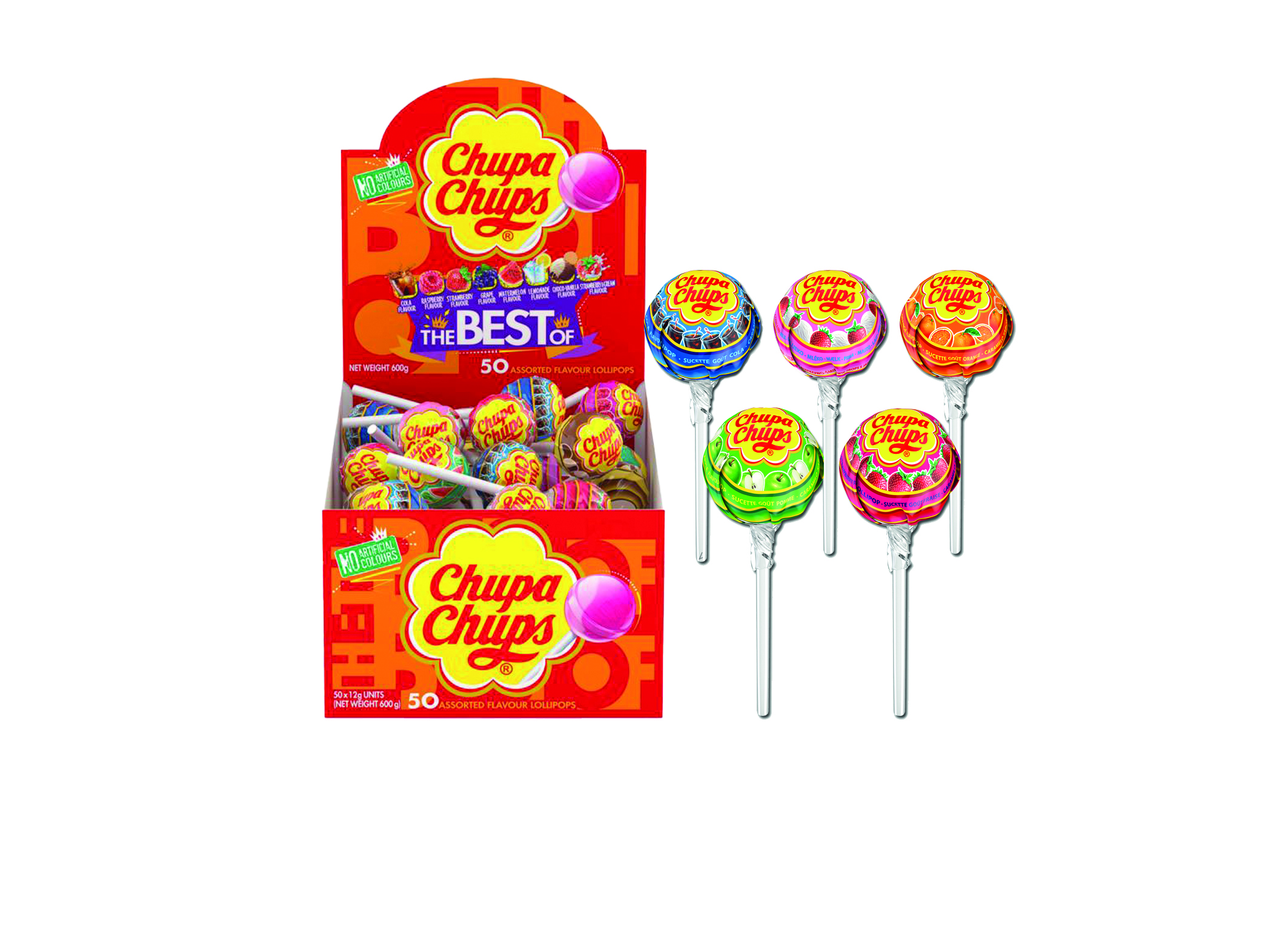 (Bild für) Chupa Chups Lollipops The Best Of 12g 50