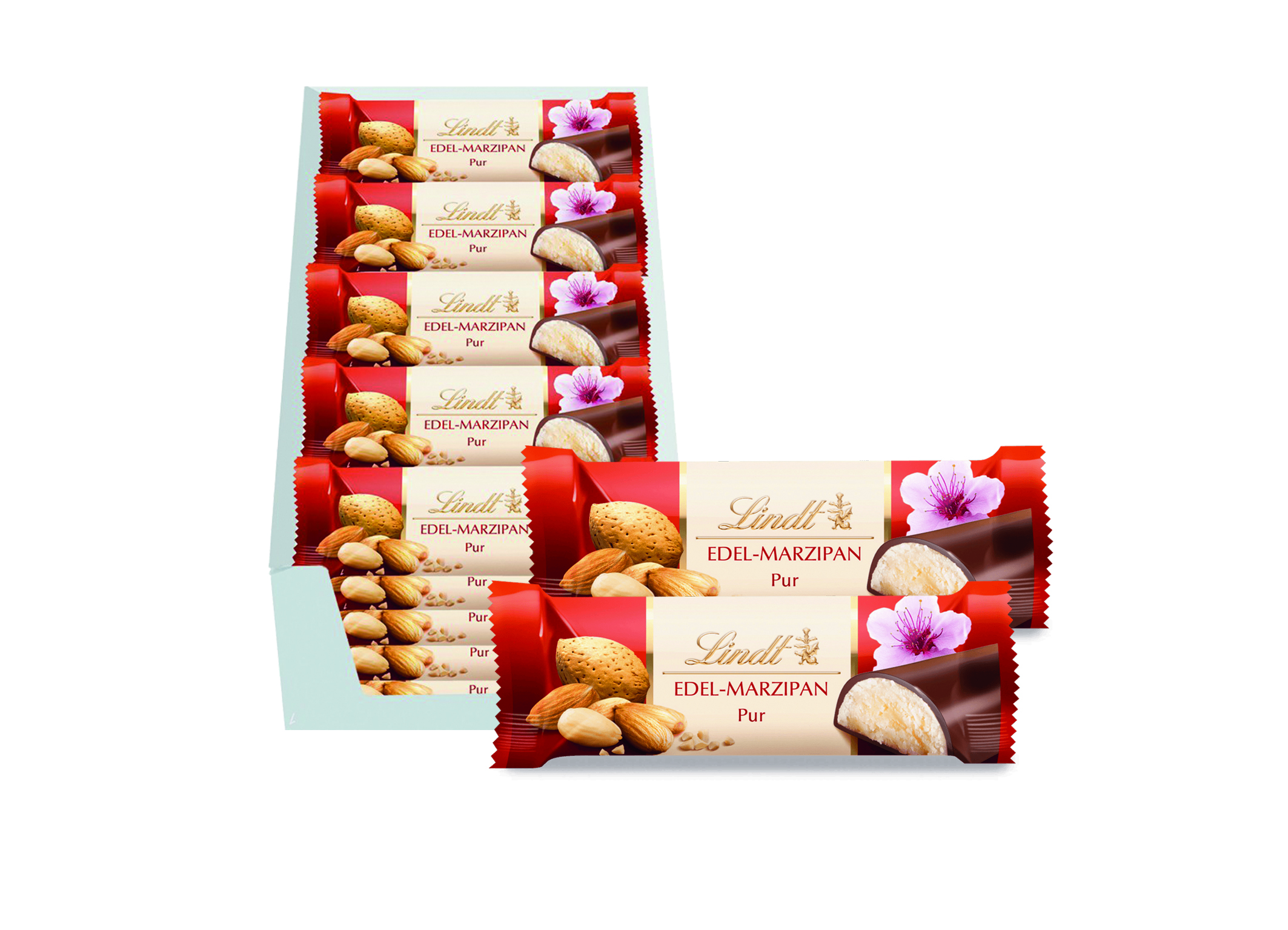(Bild für) Lindt Edel-Marzipan Riegel 50g 25