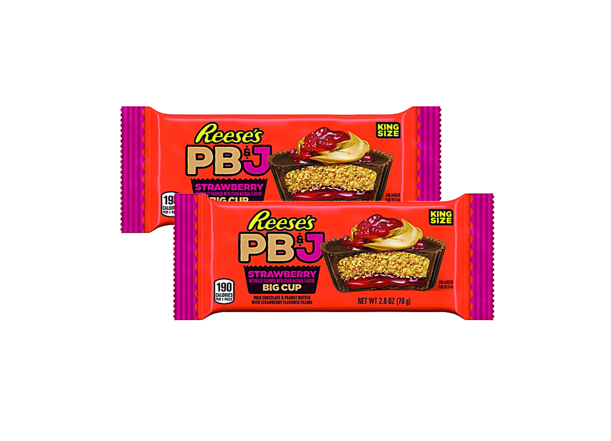 (Bild für) Reeses PB&J Strawberry Big Cup King Size 79g 16